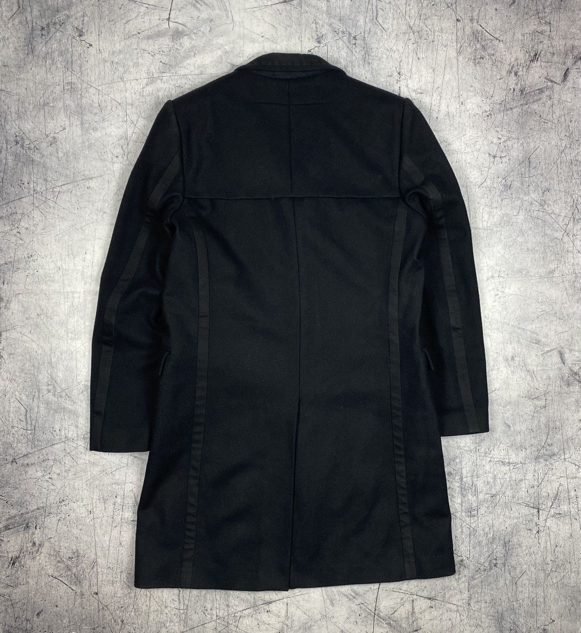 Givenchy Givenchy Paris Black Wool Tailored Overcoat Size L Size US L / EU 52-54 / 3 - 10 Thumbnail