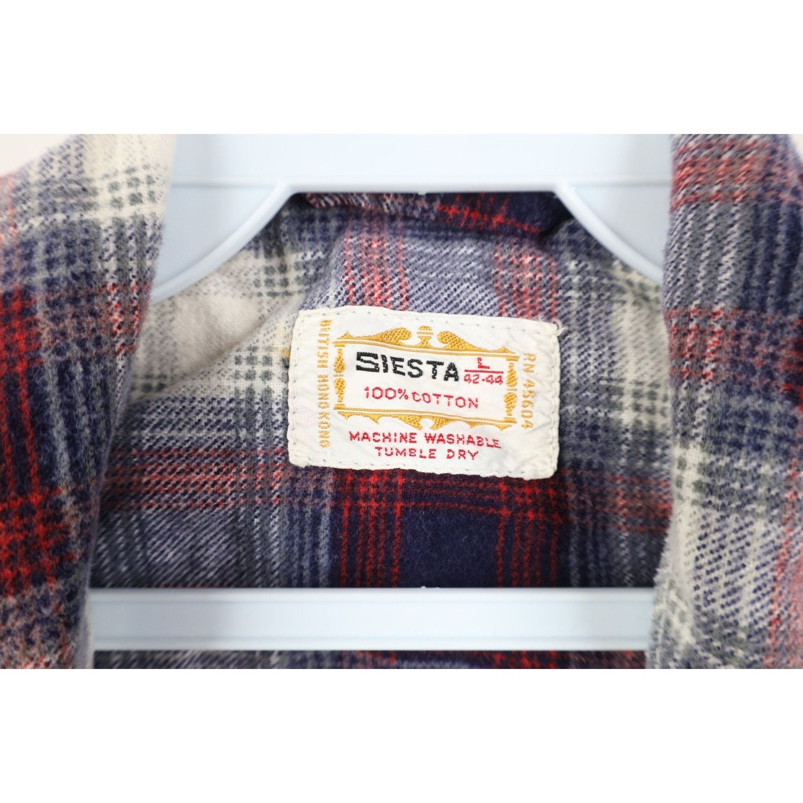 Vintage Vintage 70s Streetwear Faded Flannel Smokers Smoking Robe Size US L / EU 52-54 / 3 - 8 Thumbnail