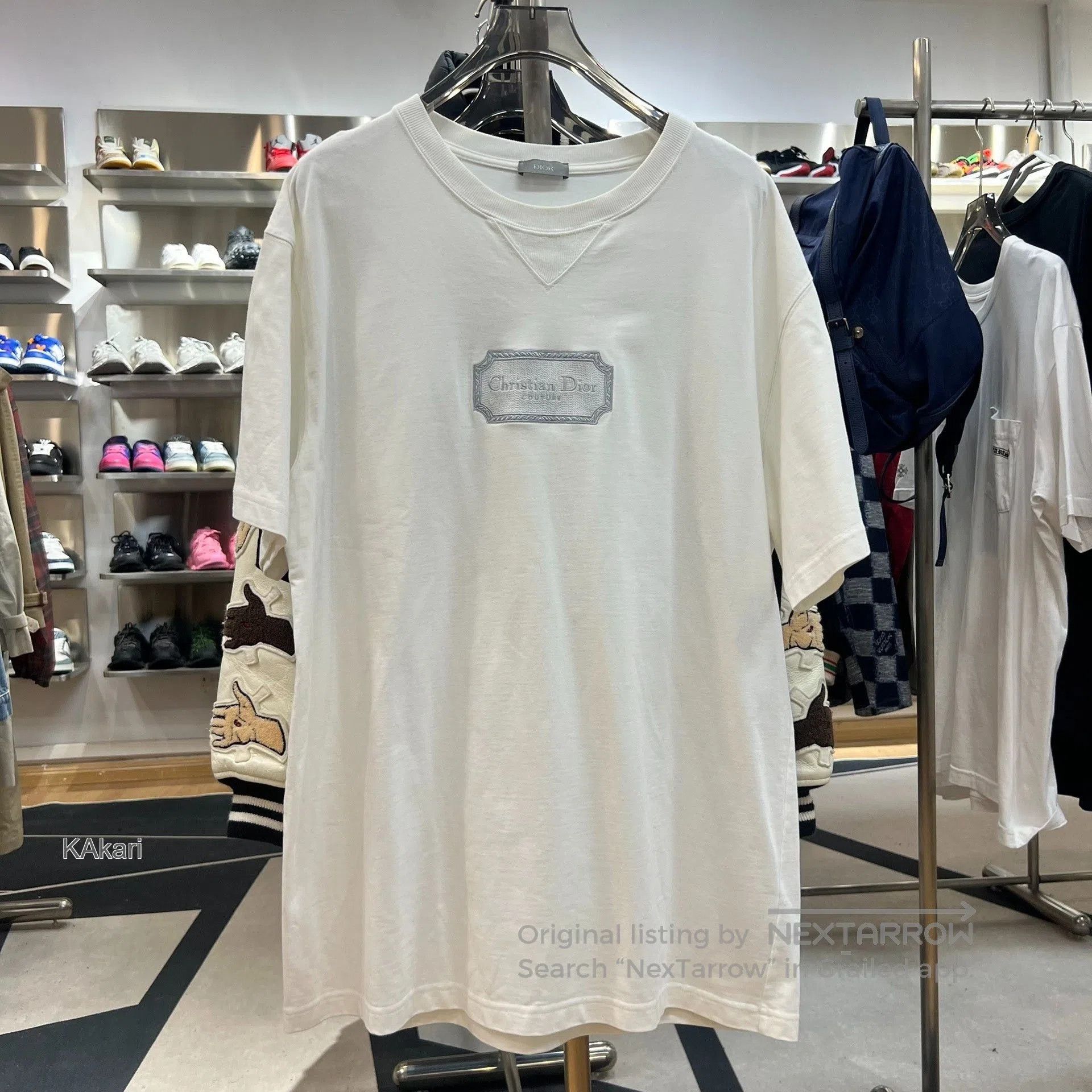 Dior Dior Essentials Christian Dior Logo Crewneck T. Size US XXL / EU 58 / 5 - 1 Thumbnail