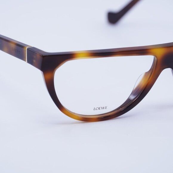 Loewe Loewe LW50023I 052 Eyeglasses Havana 57mm Cat Eye Frame Size ONE SIZE - 2 Thumbnail