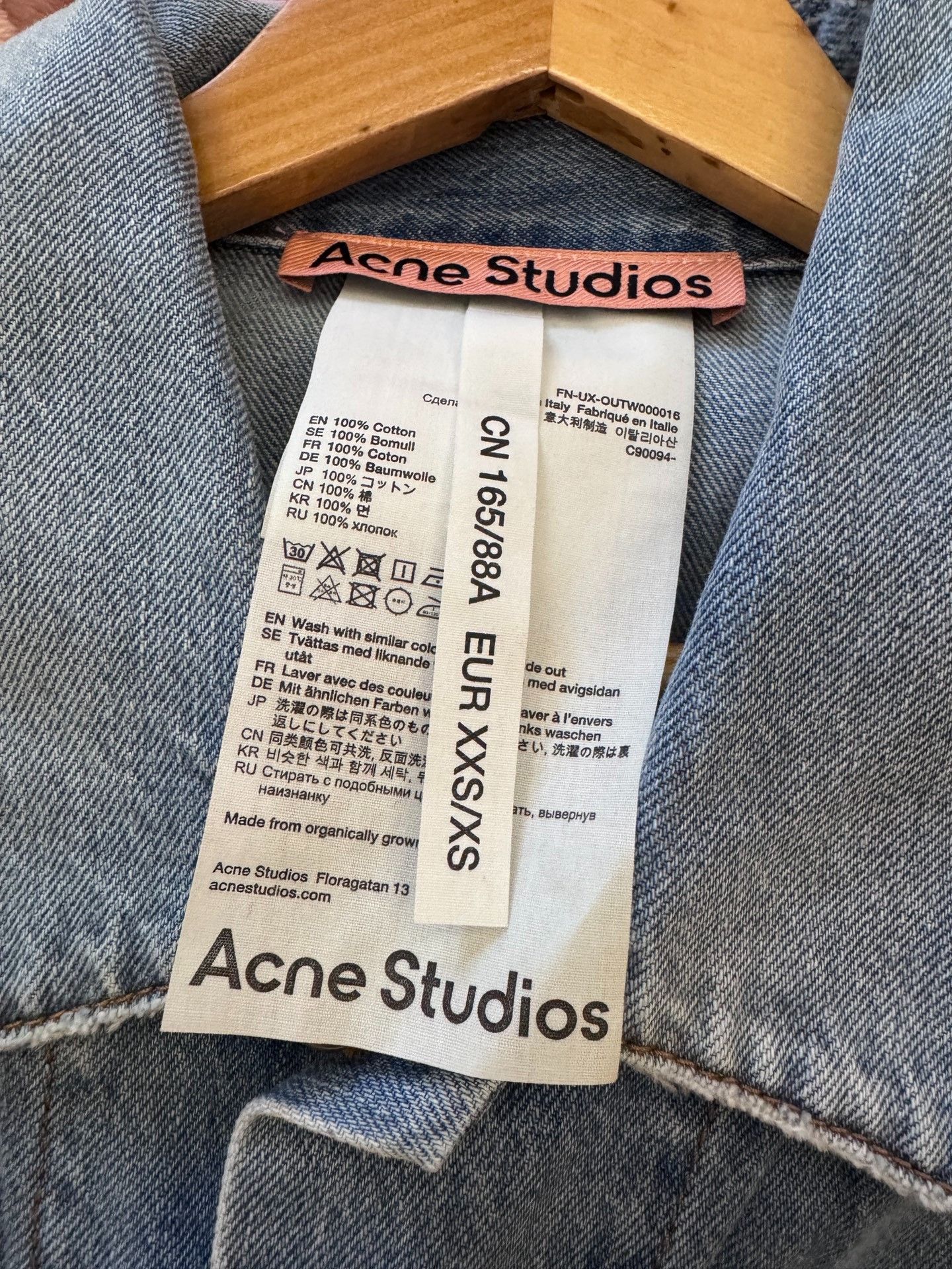 Acne Studios acne studios Vintage vintage denim jacket 2501-Nextarrow Size US S / EU 44-46 / 1 - 4 Thumbnail
