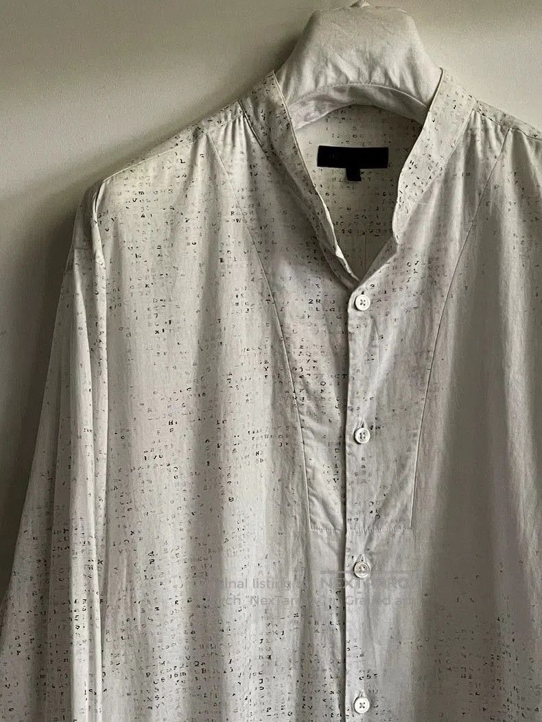 Ann Demeulemeester Ann Demeulemeester Matrix Code Shirt. Size US M / EU 48-50 / 2 - 5 Thumbnail