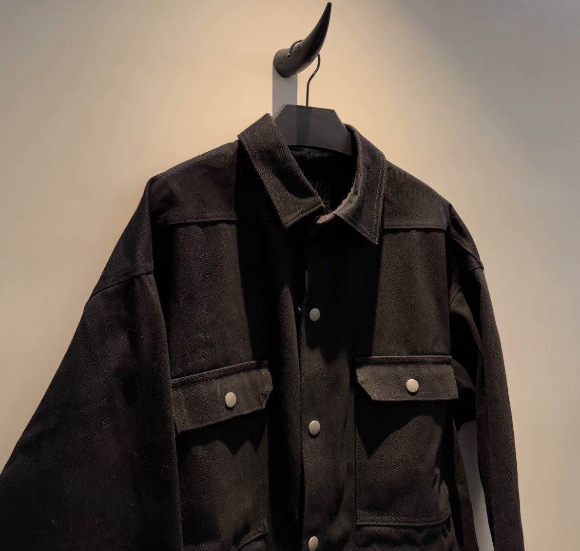 Rick Owens Rick Owens DRKSHDW Mid-length harness-back jacket Size US M / EU 48-50 / 2 - 2 Thumbnail