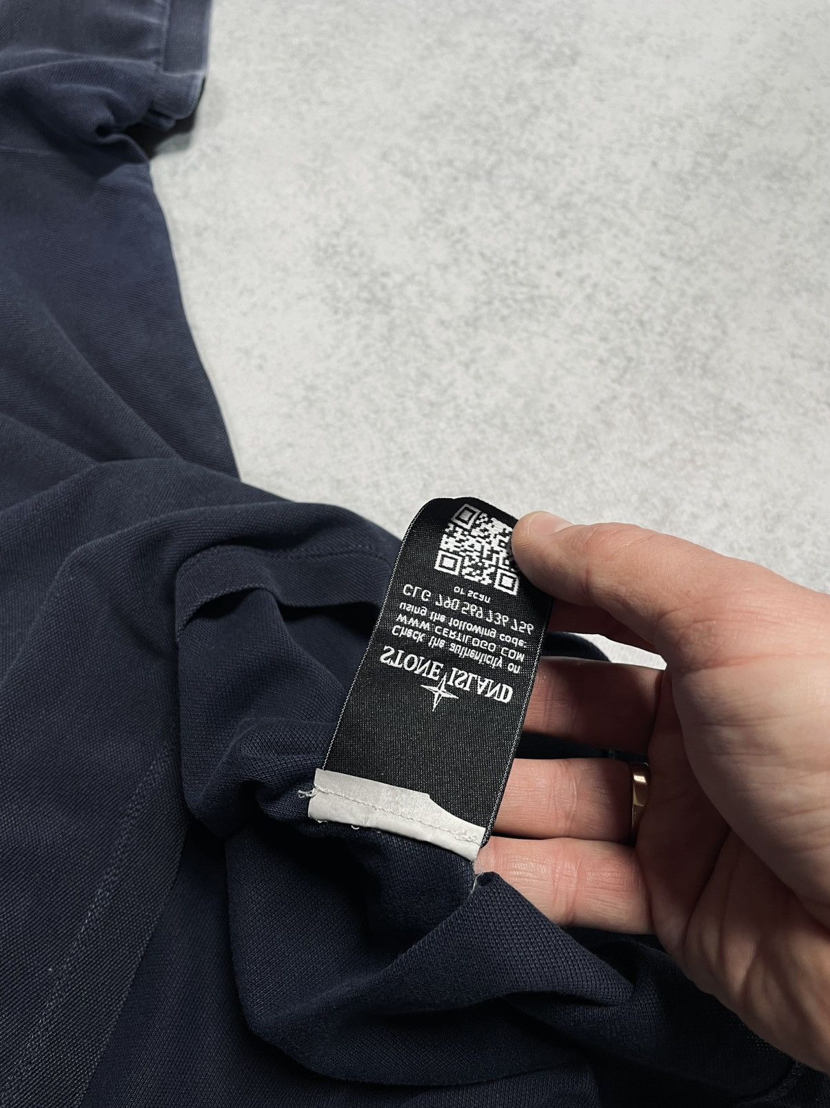 Stone Island Stone Island Patch Program Slim Fit Men’s Polo T-Shirt Dyed Size US XXL / EU 58 / 5 - 15 Thumbnail