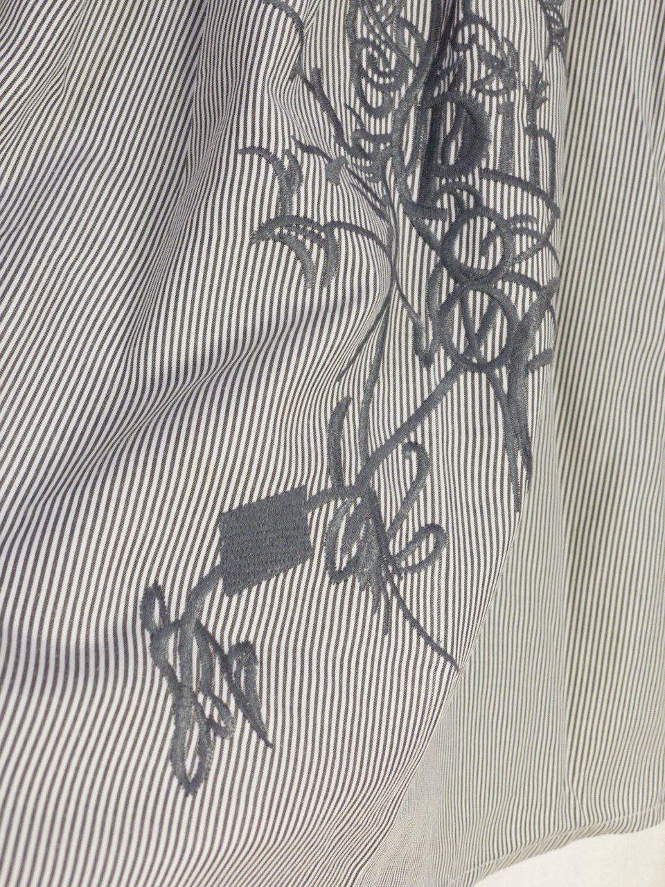 Cop Copine Cop Copine embroidered black&white pinstripe shirt blouse Size S / US 4 / IT 40 - 7 Thumbnail