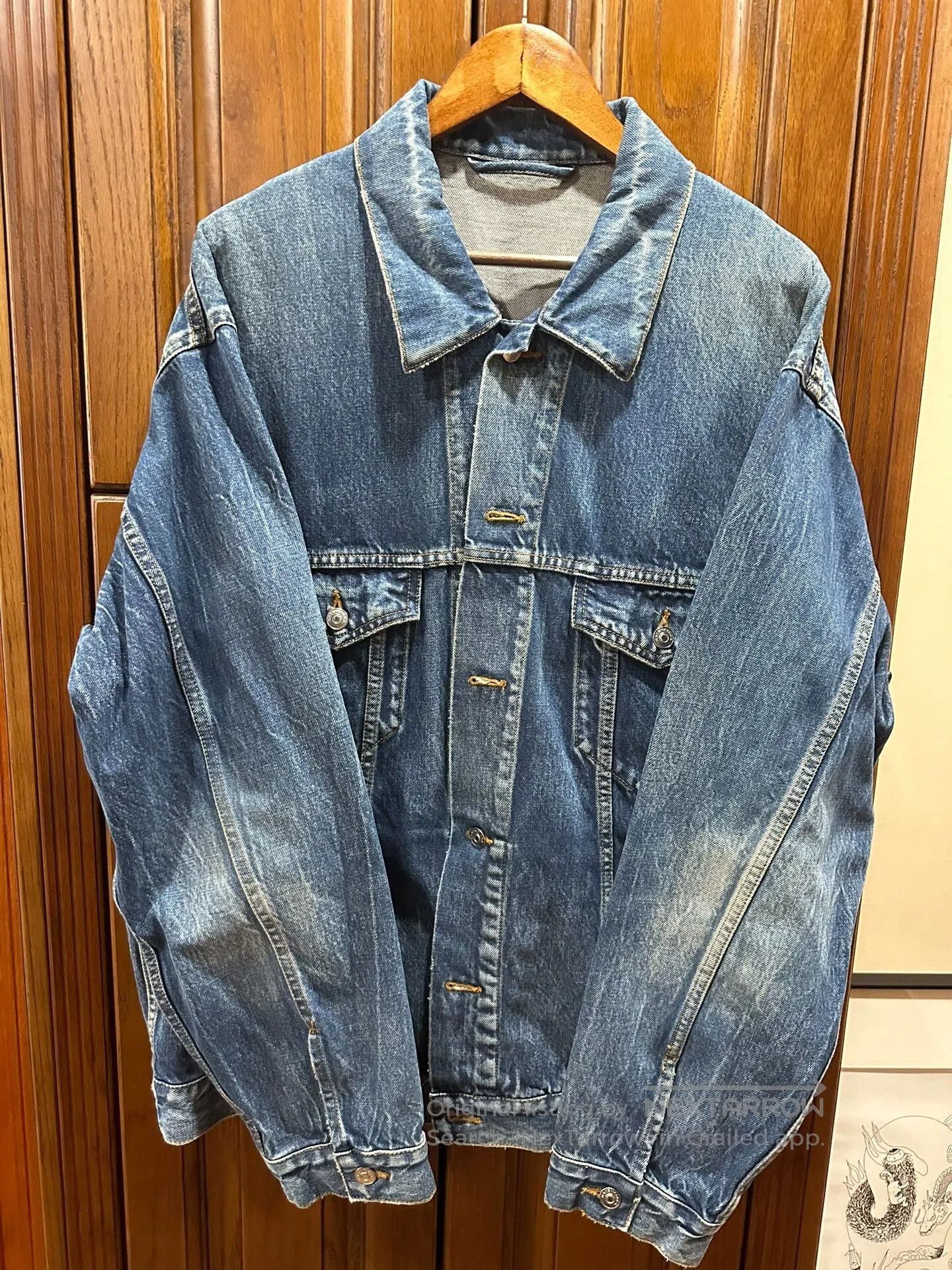 Balenciaga Balenciaga Denim Jacket Size 46. Size US L / EU 52-54 / 3 - 2 Thumbnail