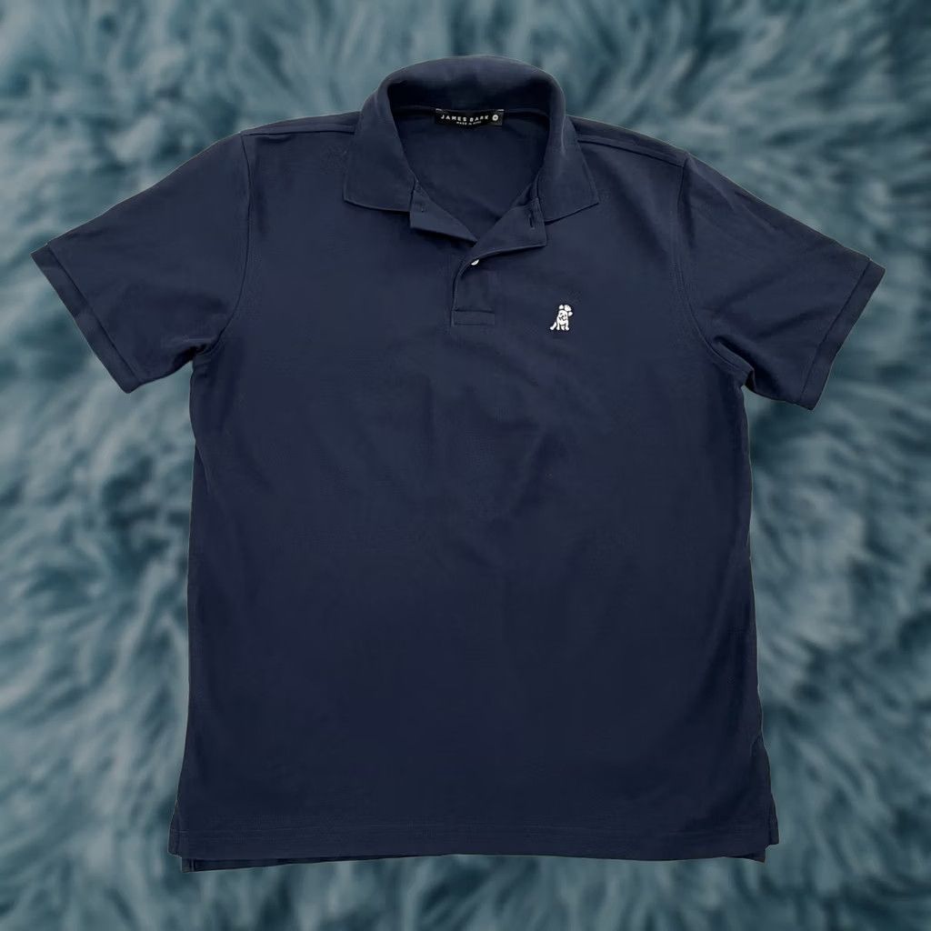 Bark James Bark Shirt Polo Short Sleeve Preppy Mens Blue Cotton M Size US M / EU 48-50 / 2 - 1 Thumbnail