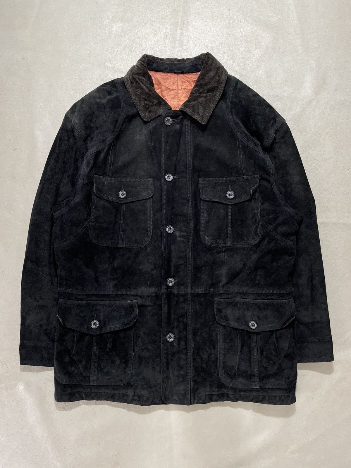 Vintage PPFM suede chore jacket Four pocket field work