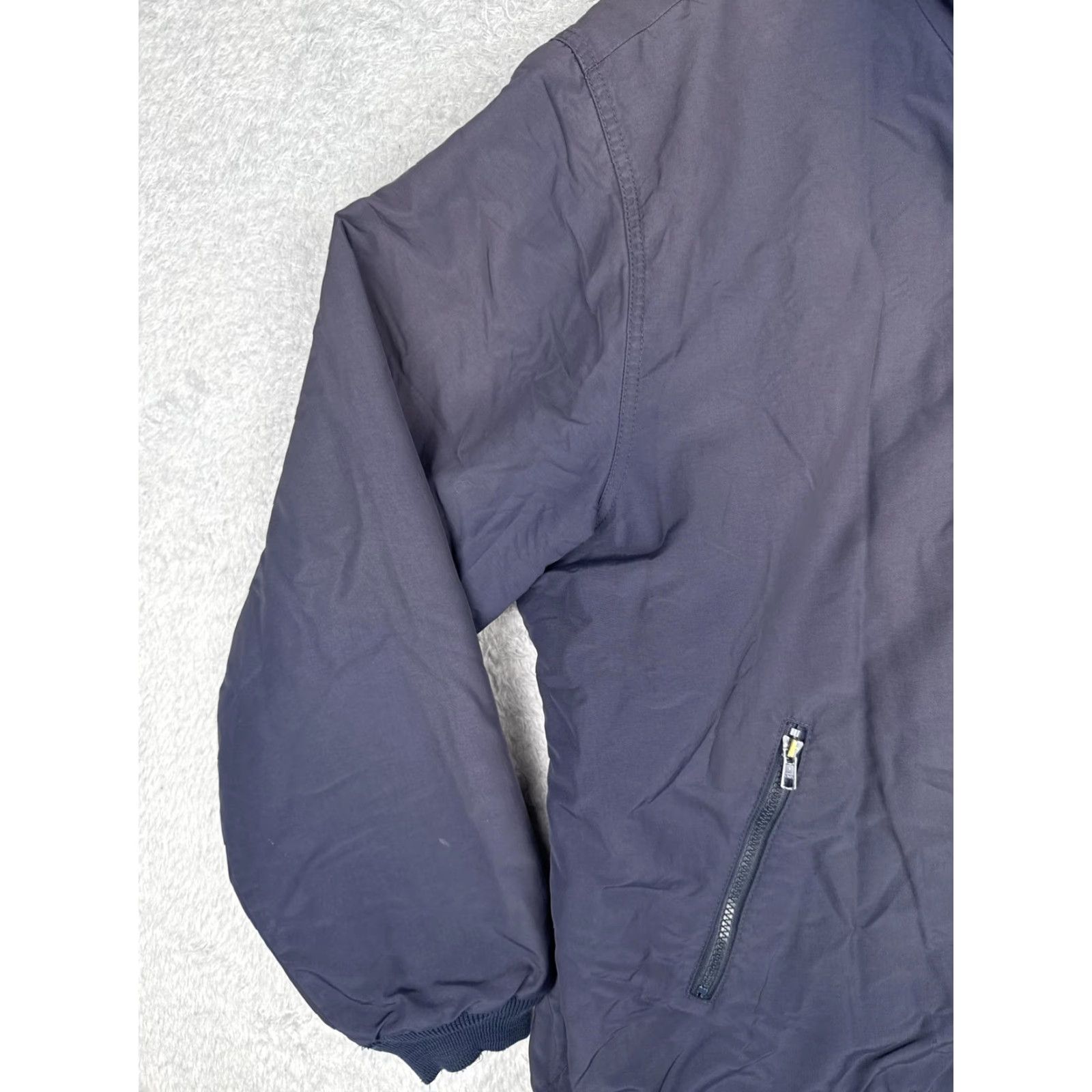 Vintage VINTAGE L.L.Bean Jacket Mens 2XL Navy Full Zip Bomber Pocket Inner Pocket Lining Polyester HX18 Comfort Outdoor Size US XXL / EU 58 / 5 - 5 Thumbnail