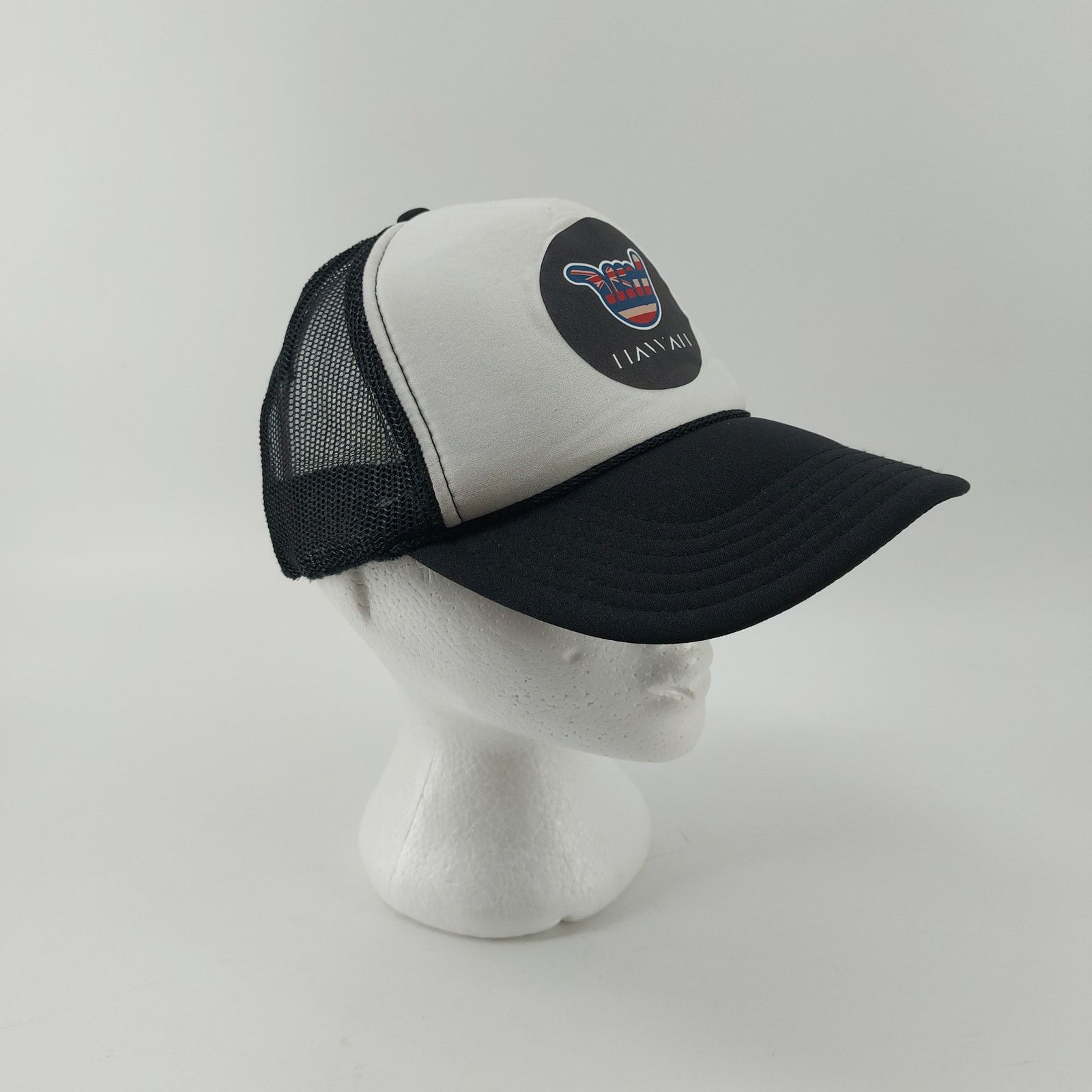 Otto Otto Hawaii Black White Trucker Hat Snapback Baseball Cap OS Size ONE SIZE - 9 Thumbnail