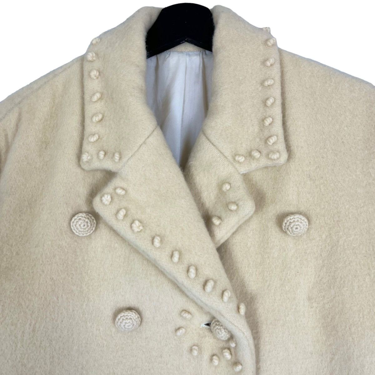Issey Miyake × Japanese Brand × Vintage Vintage Issey Miyake Women Wool Coat Size M / US 6-8 / IT 42-44 - 2 Thumbnail