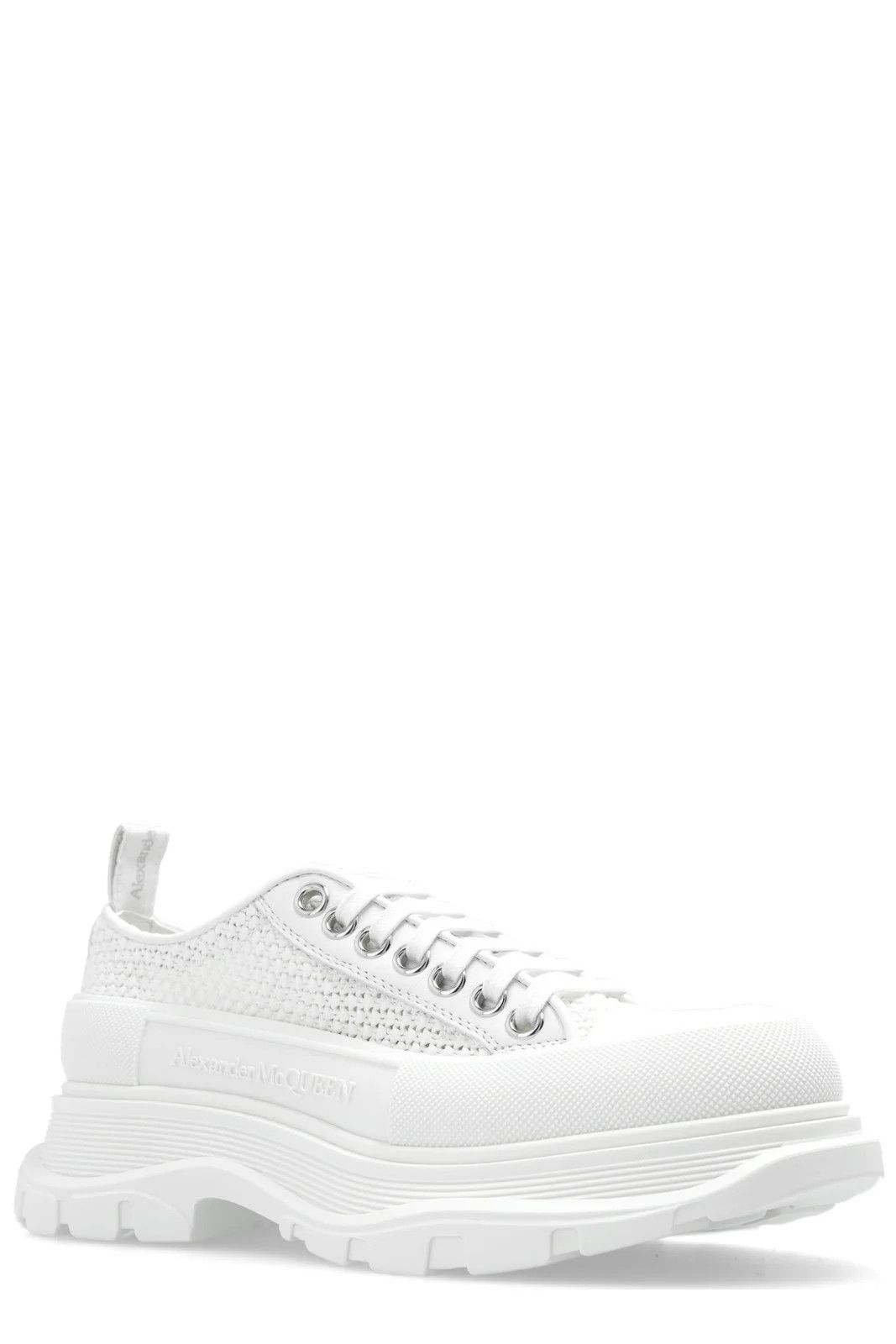 Alexander McQueen o1y0225 Low Top Sneakers in White Size US 8 / IT 38 - 2 Thumbnail