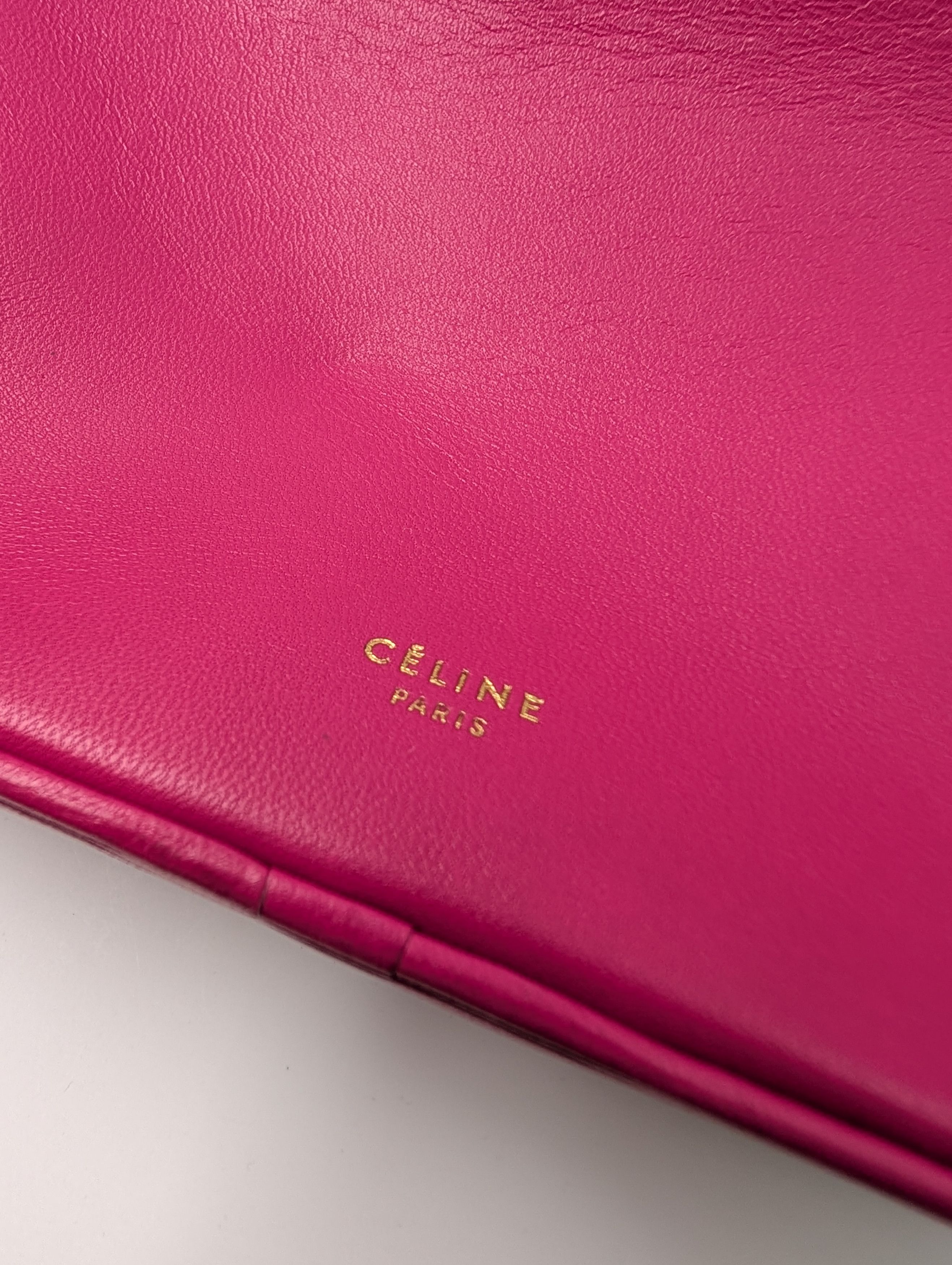 Celine Celine Pink Leather Celine Clutch Bag Size ONE SIZE - 7 Thumbnail