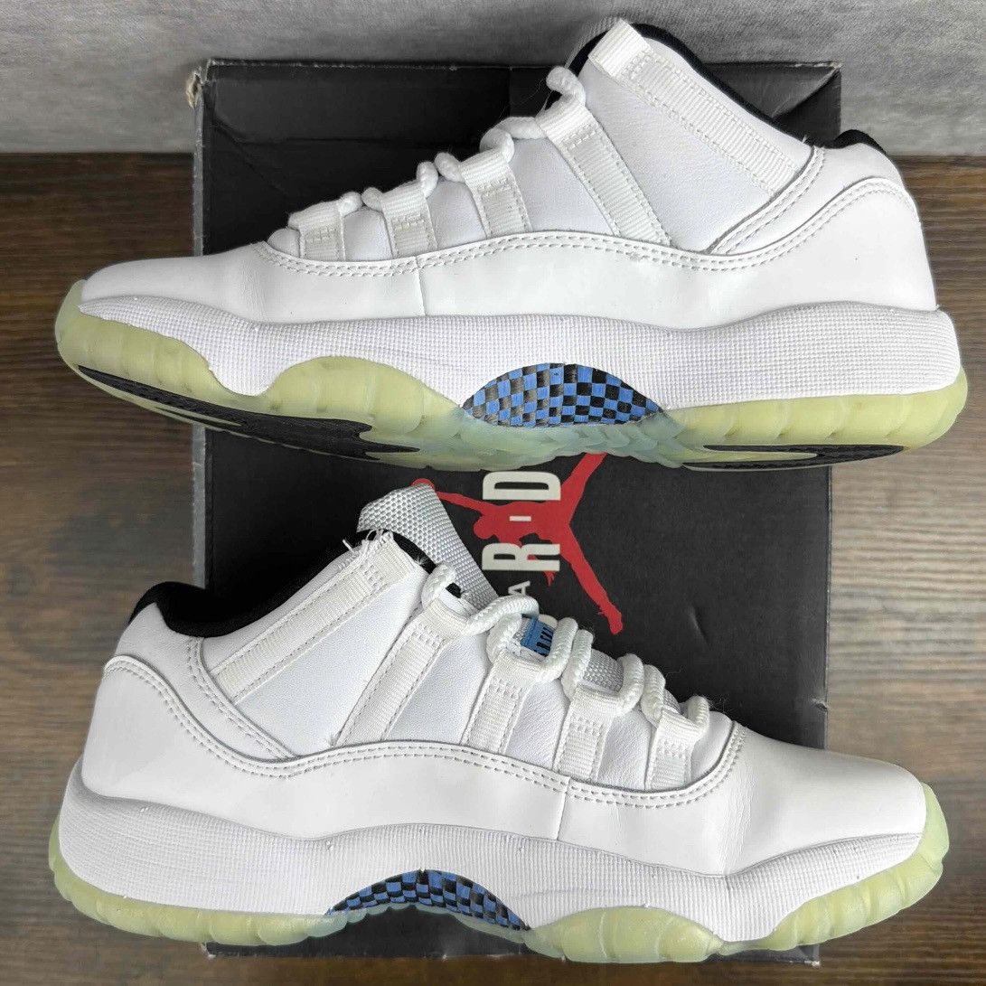 Jordan Brand Air Jordan 11 Retro Low Legend Blue Size 5 GS 528896-117 OG Size US 5 / EU 37 - 4 Thumbnail