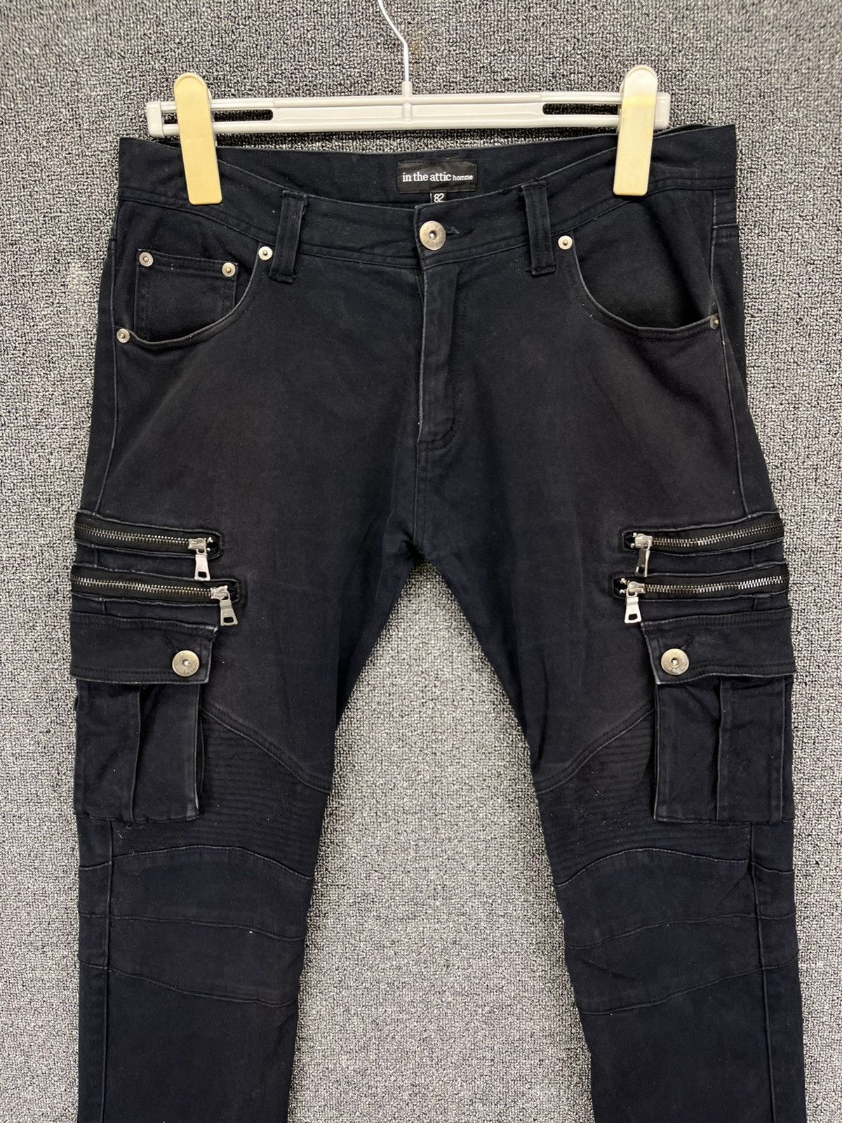 Japanese Brand Vintage In The Attic Punk Rare Bondage Cargo Pants Size US 34 / EU 50 - 2 Thumbnail