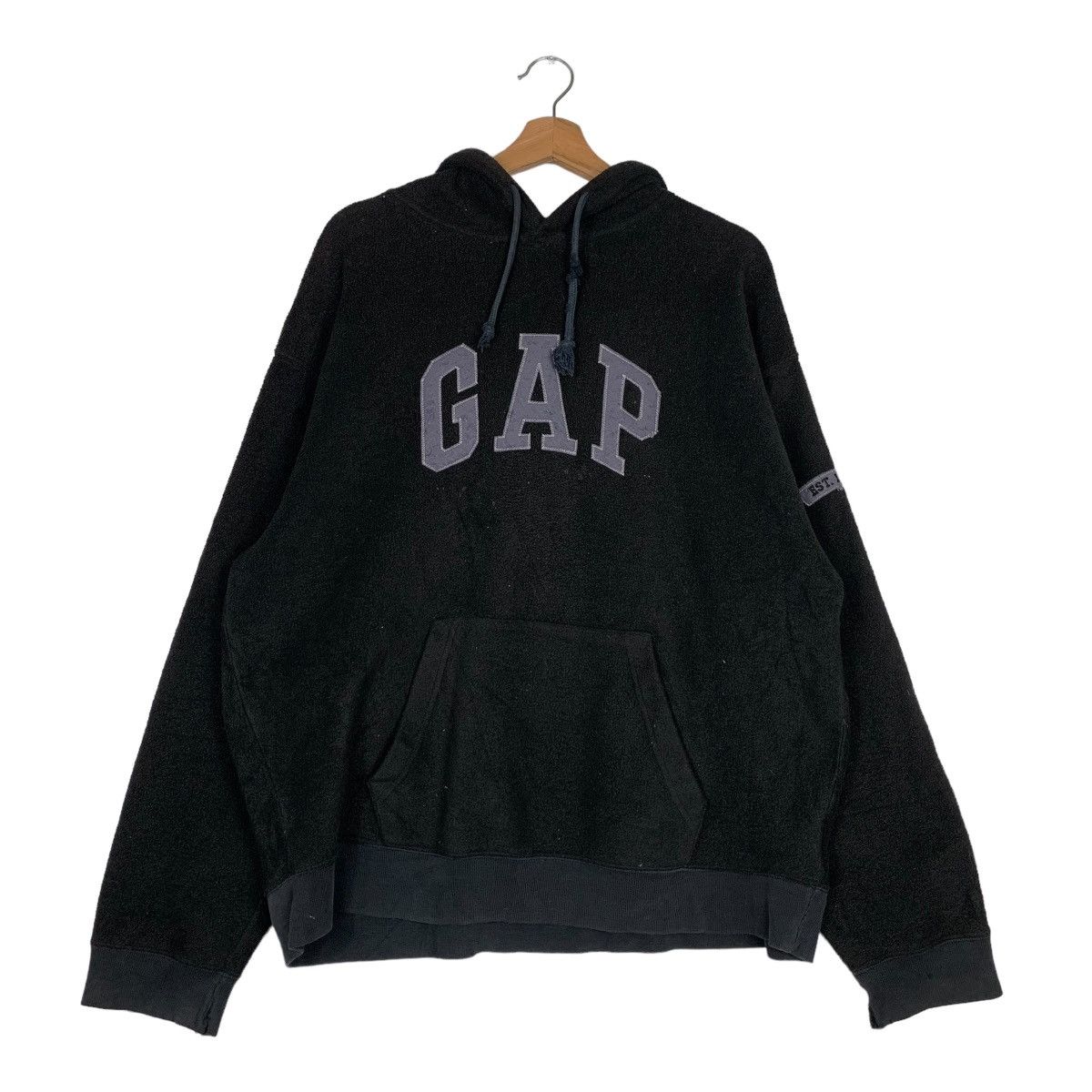 Gap GAP Spellout Big Logo Pullover Fleece Hoodies #0358-C16 Size US L / EU 52-54 / 3 - 1 Thumbnail