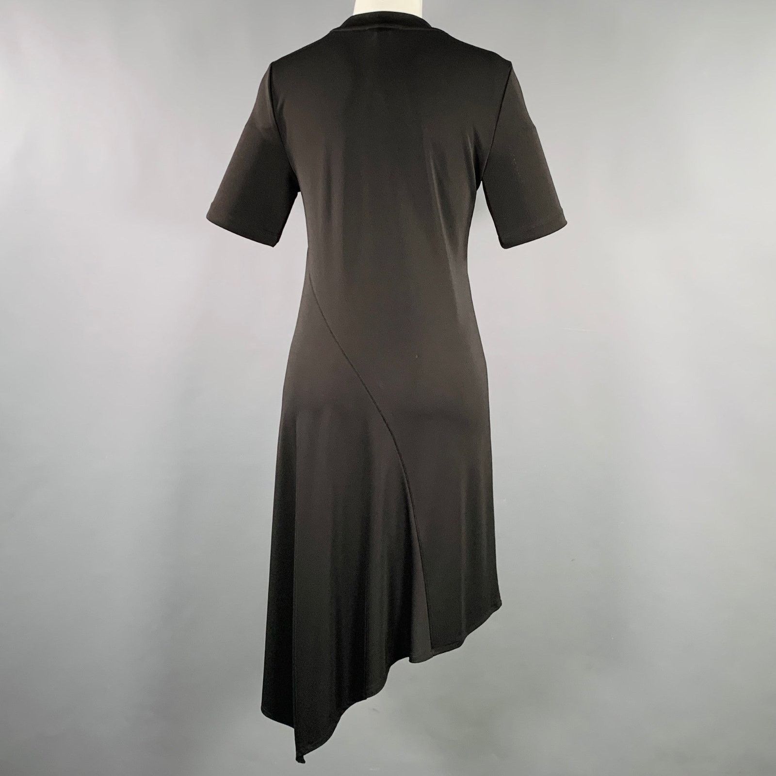 DKNY DKNY Size S Black Polyester Blend Short Sleeve Dress Size S / US 4 / IT 40 - 3 Thumbnail