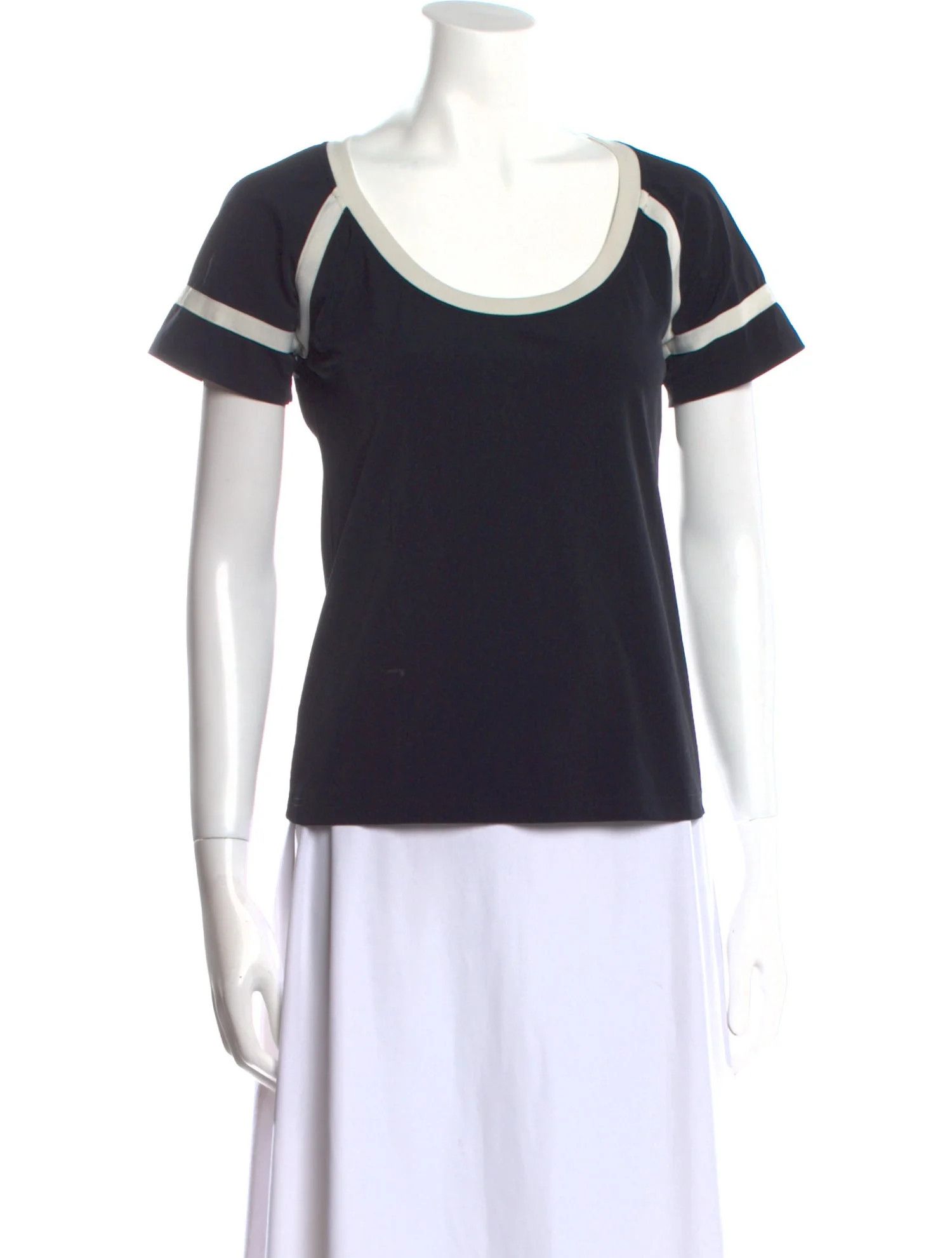 Prada Prada Black Short Sleeve Top Size S / US 4 / IT 40 - 1 Thumbnail