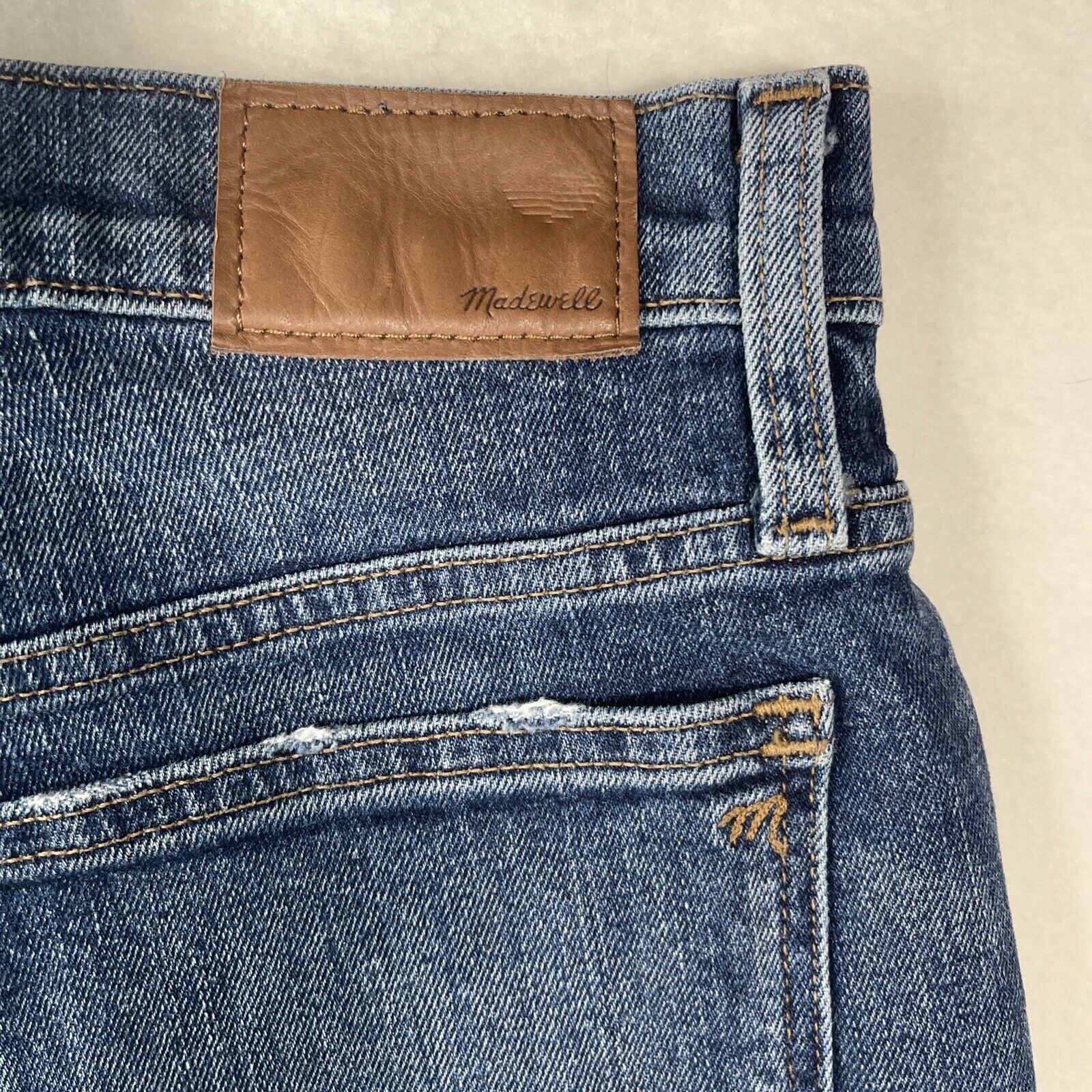Madewell Madewell Jeans Women’s 25 Tomboy Straight Mid Rise Dark Wash Size 25" / US 0 / IT 36 - 4 Thumbnail