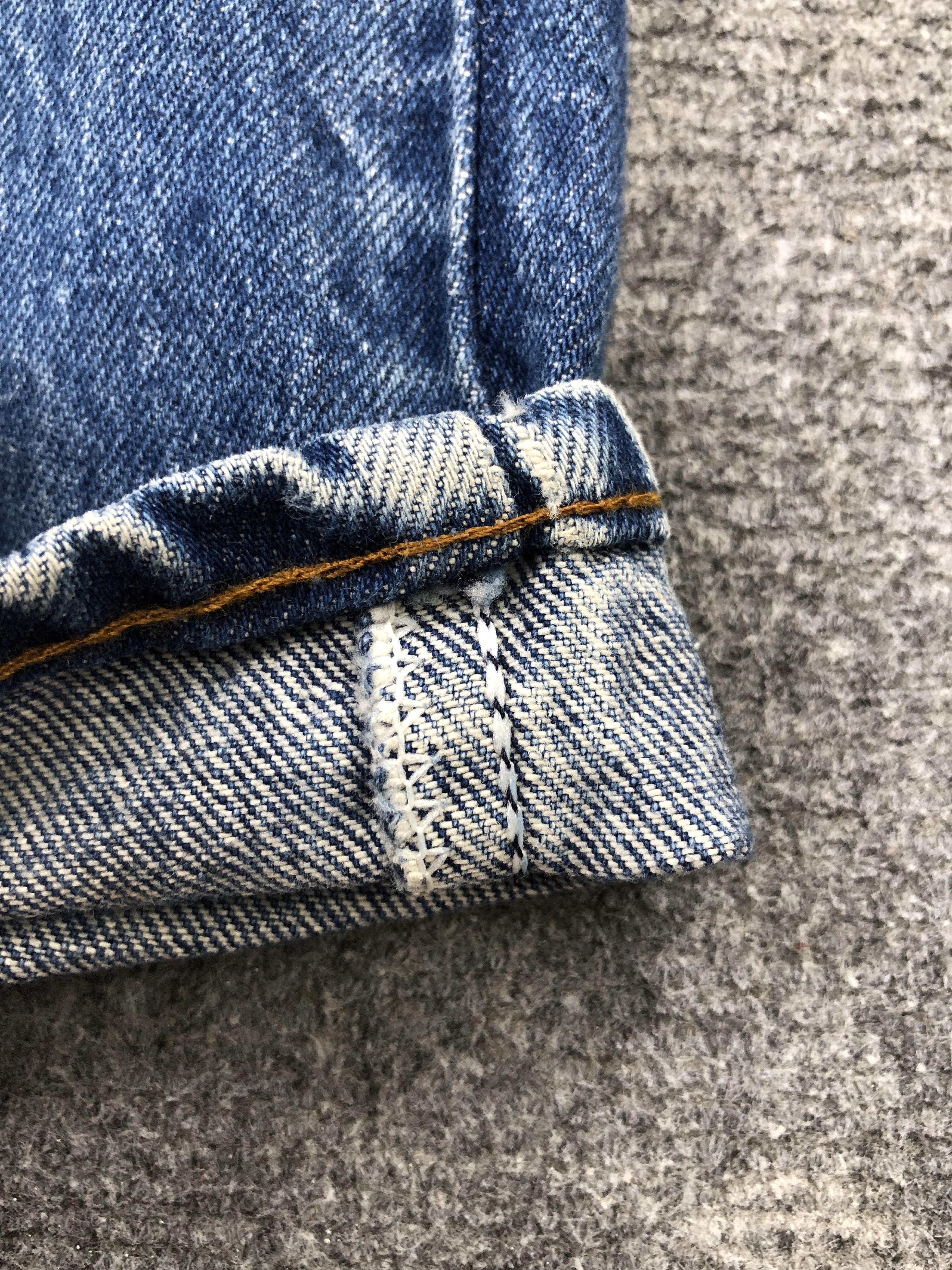 Levi's Vintage 80s Levis 517 Flared Bootcut Orange Tab Jeans DP2428 Size US 37 - 9 Thumbnail