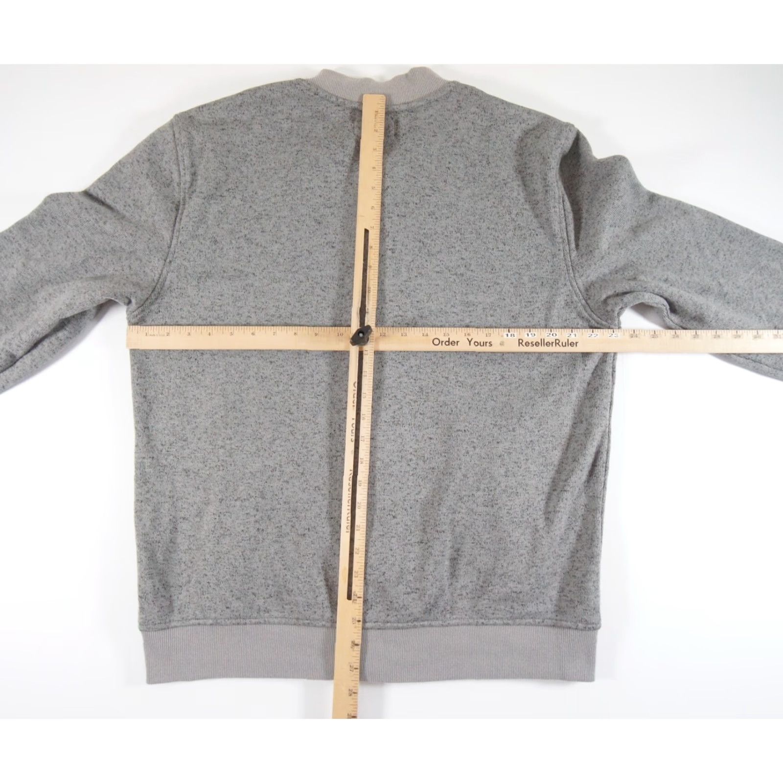 Southern Tide Southern Tide Mens Jacket Bomber Jacket XL Gray Fleece Zip Full Zip Casual Outdoor Stand-Up Collar, Regular Fit, Outer Shell Polyester Size US XL / EU 56 / 4 - 7 Thumbnail