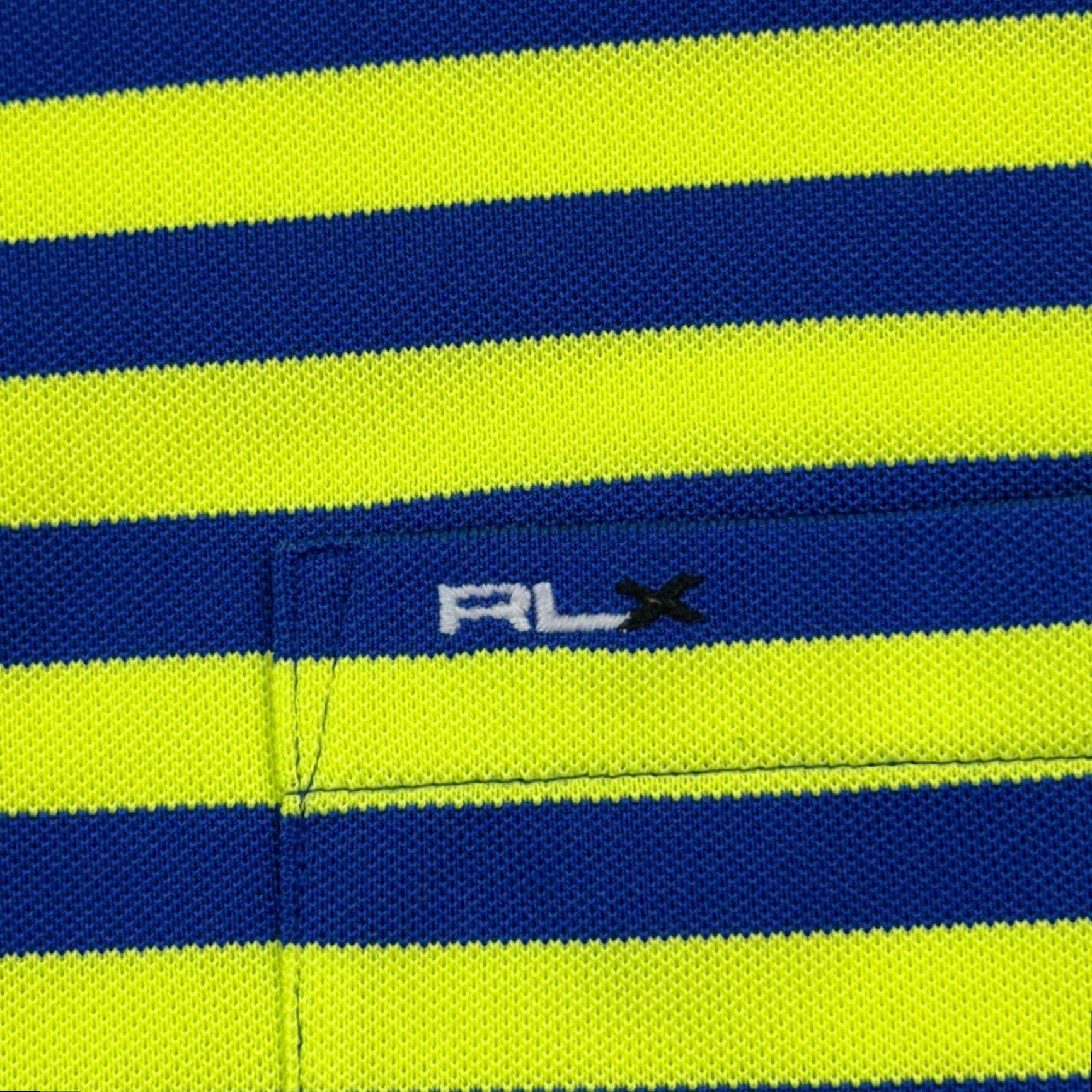 RLX Ralph Lauren RLX Ralph Lauren Polo Shirt Mens Medium Green Striped Performance Pocket Golf Size US M / EU 48-50 / 2 - 3 Thumbnail