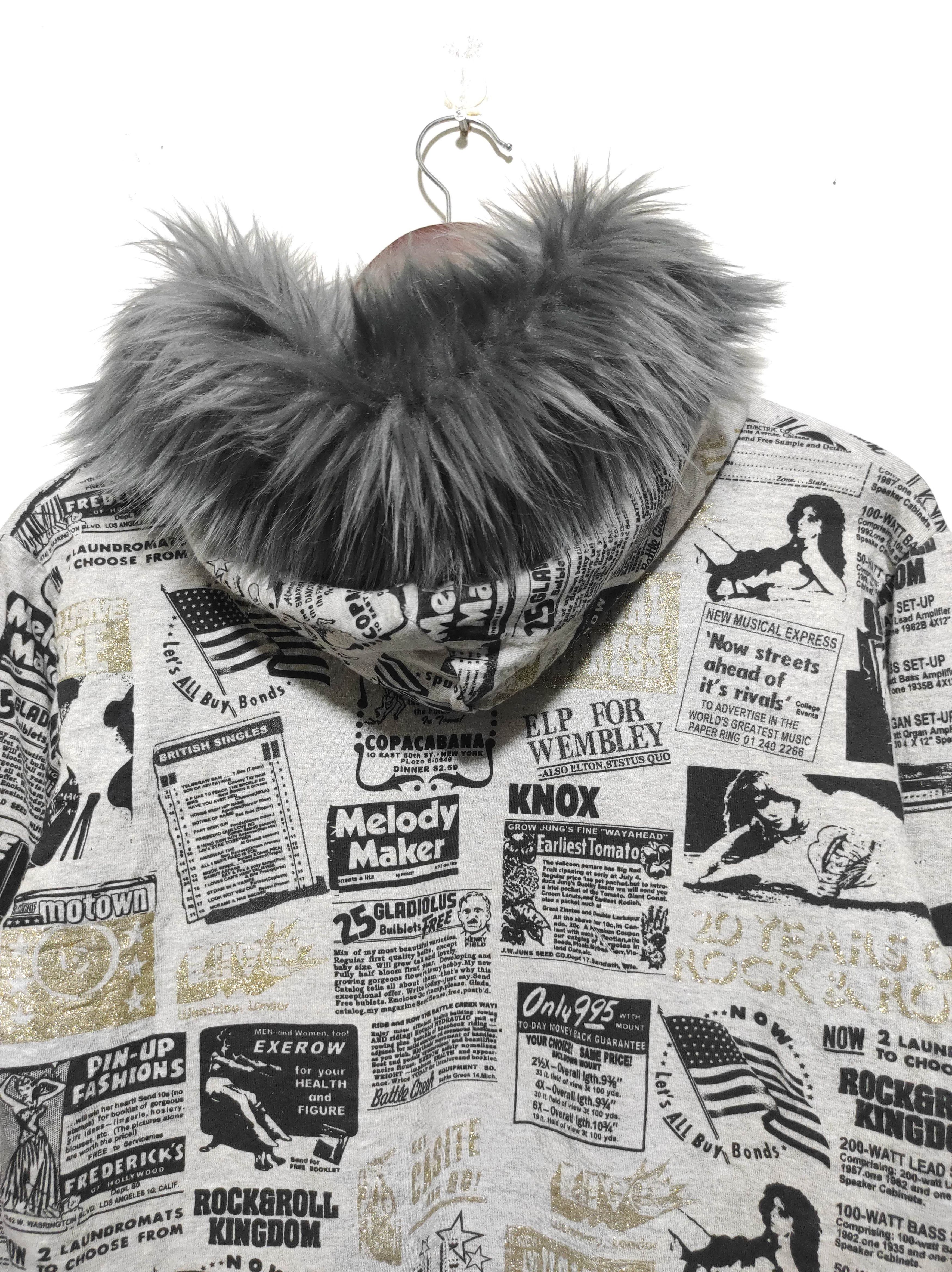 If Six Was Nine Lock Heaven Newspapper Double Zip Fur Hoodie i6w9 LGB style Size US S / EU 44-46 / 1 - 22 Thumbnail