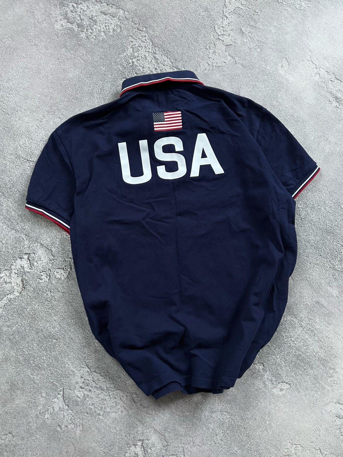 Polo Ralph Lauren Polo Ralph Lauren Shirt Sz L Logo USA 16 Custom Fit Big Pony Size US L / EU 52-54 / 3 - 4 Thumbnail