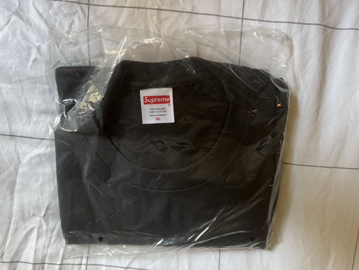 Supreme SUPREME Snow White Tee Black T-Shirt FW24 XL | Grailed