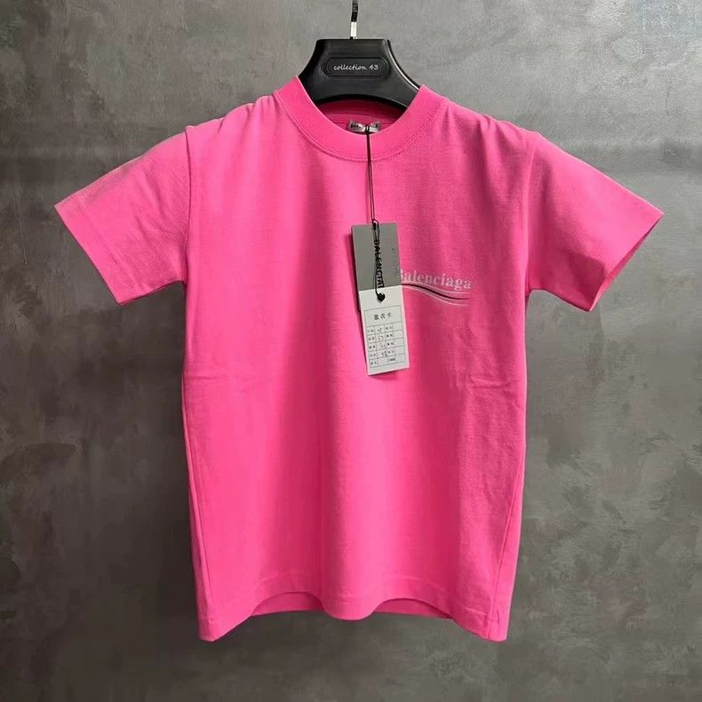 Balenciaga Balenciaga Pink Letter Cola Print Crew Neck Short Sleeve Size US XS / EU 42 / 0 - 1 Thumbnail