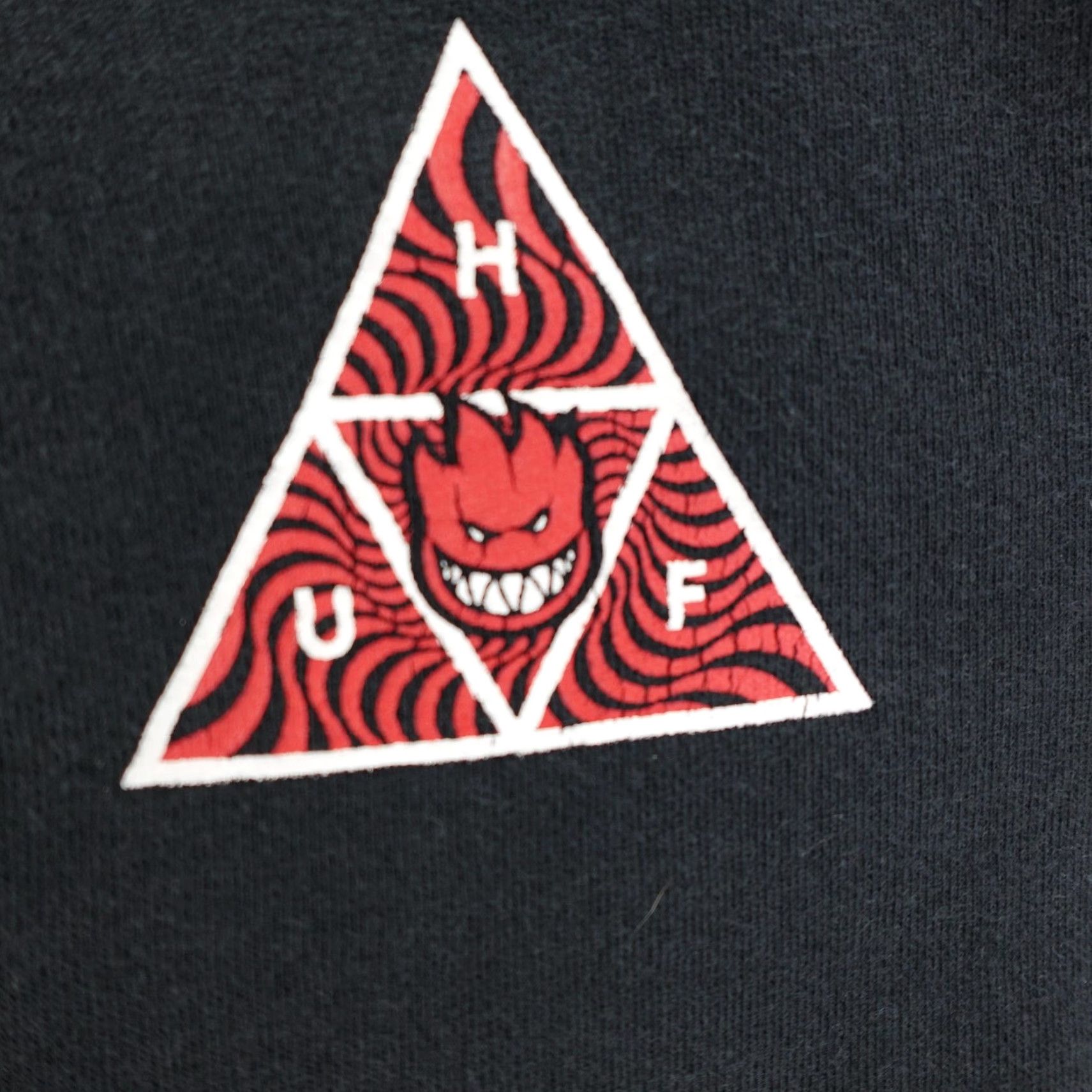 Huf HUF Spitfire Hoodie Mens Small Black Pullover Sweatshirt Skater Skateboarding ^ Size US S / EU 44-46 / 1 - 3 Thumbnail