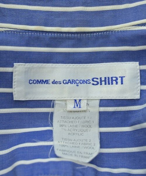 Comme des Garcons SHIRT Shirt Striped Front Patch Short Sleeve Size US M / EU 48-50 / 2 - 3 Thumbnail