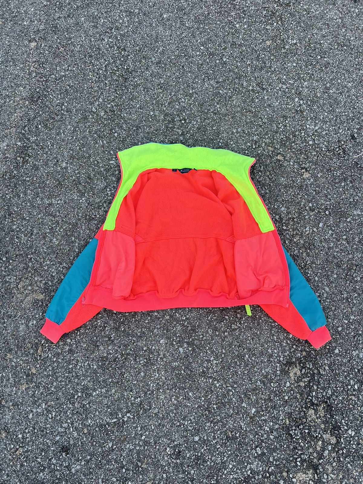 Columbia × Vintage Vintage Columbia Wizbang Colourful Fleece Jacket Size US L / EU 52-54 / 3 - 3 Thumbnail