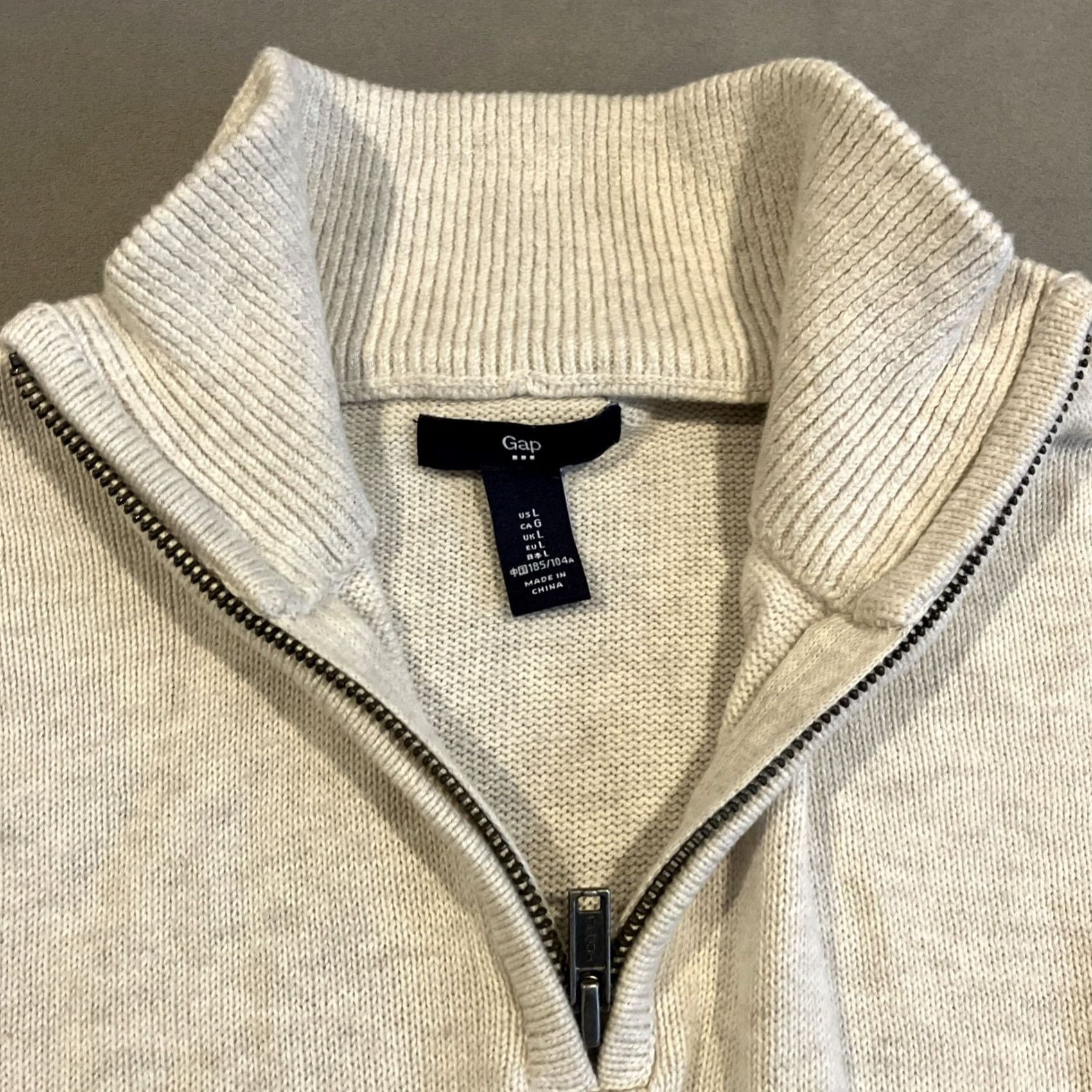 Gap VINTAGE? (No) Gap Sweater Shirt? Size US L / EU 52-54 / 3 - 3 Thumbnail