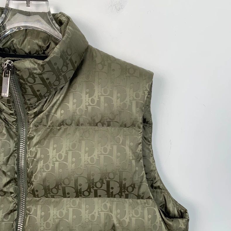 Dior Dior Green logo old flower full print zipper down jacket ve Size US S / EU 44-46 / 1 - 3 Thumbnail