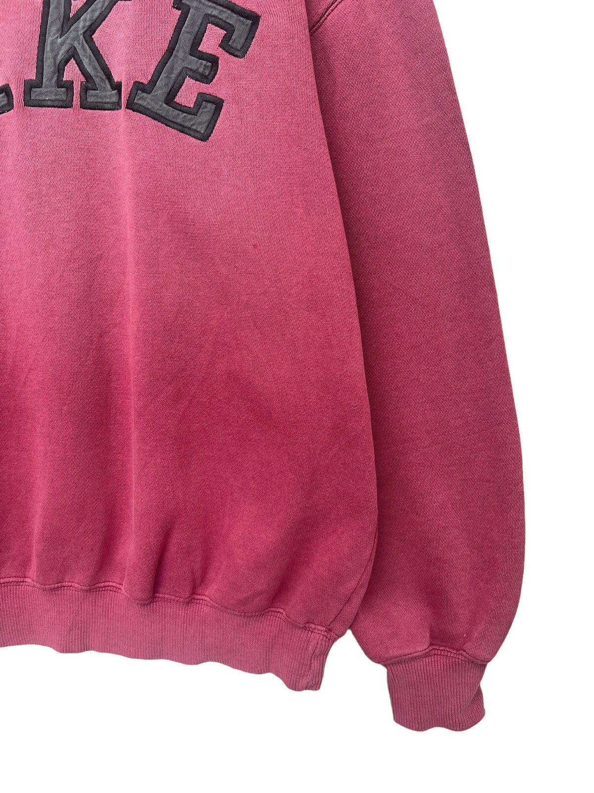 Nike Vintage 90s Nike Baggy Boxy Distress Red Sunfaded Sweatshirt Size US XL / EU 56 / 4 - 3 Thumbnail