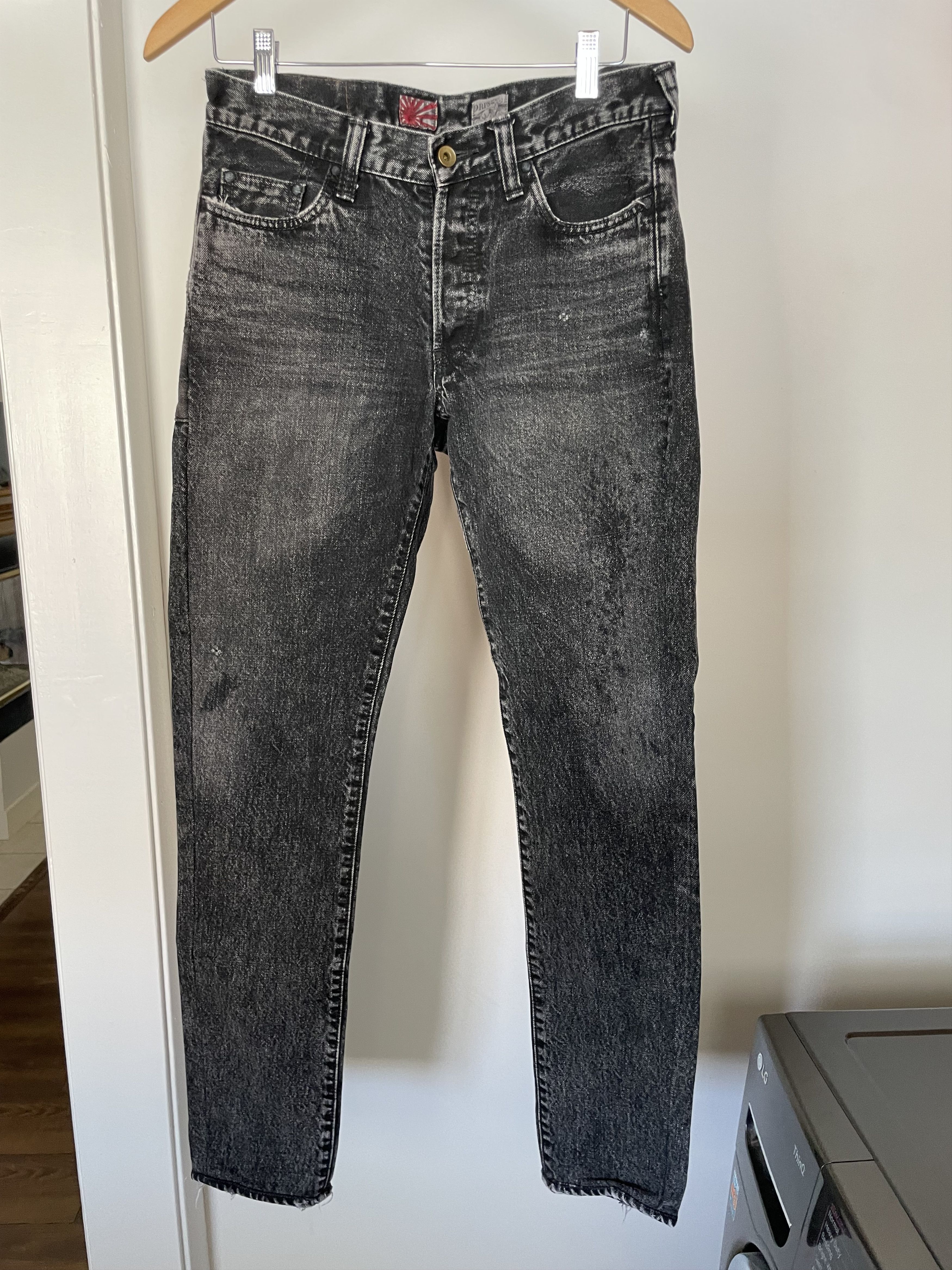 PRPS Noir acid wash gray denim