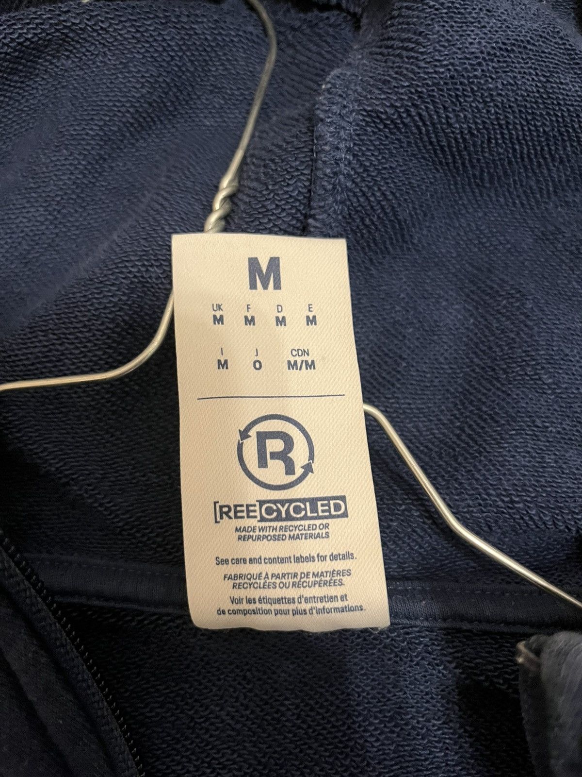 Reebok Reebok blue zip hoodie Size US M / EU 48-50 / 2 - 2 Thumbnail