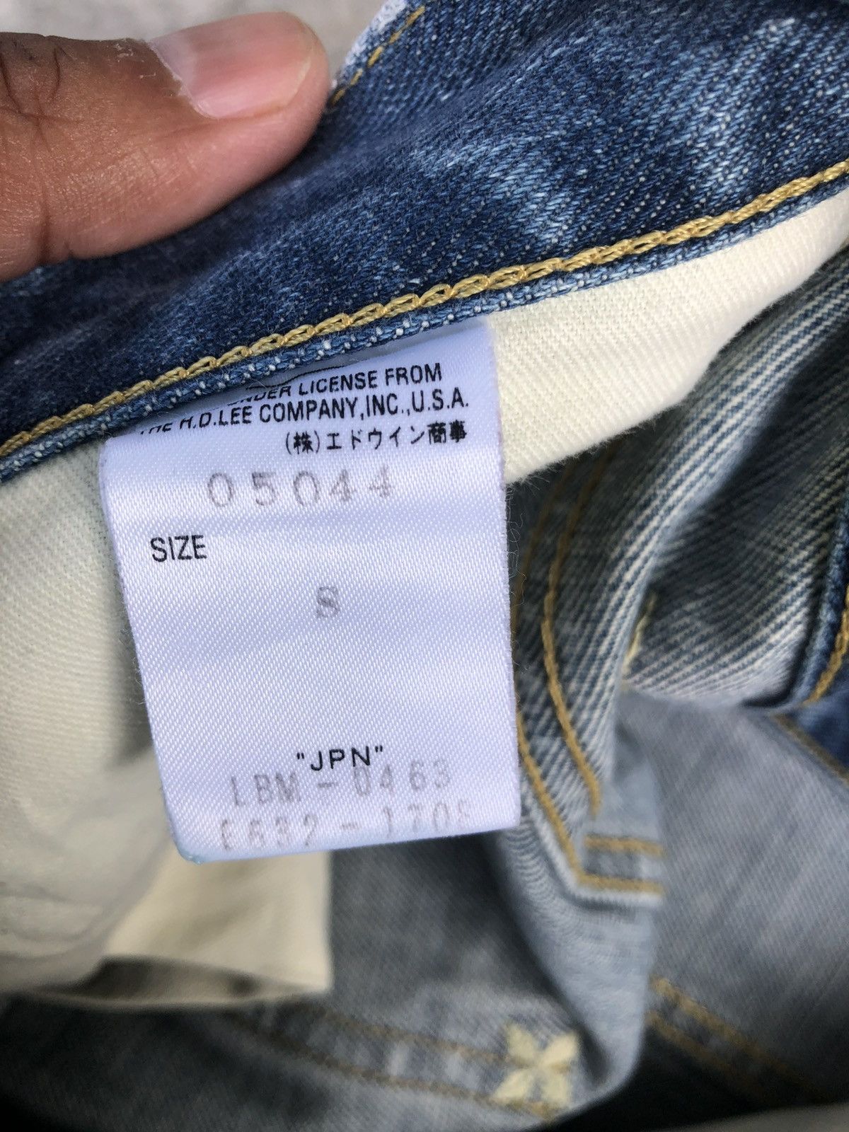 If Six Was Nine Japanese Lee Flared Jeans Distressed Jeans Size US 32 / EU 48 - 20 Thumbnail