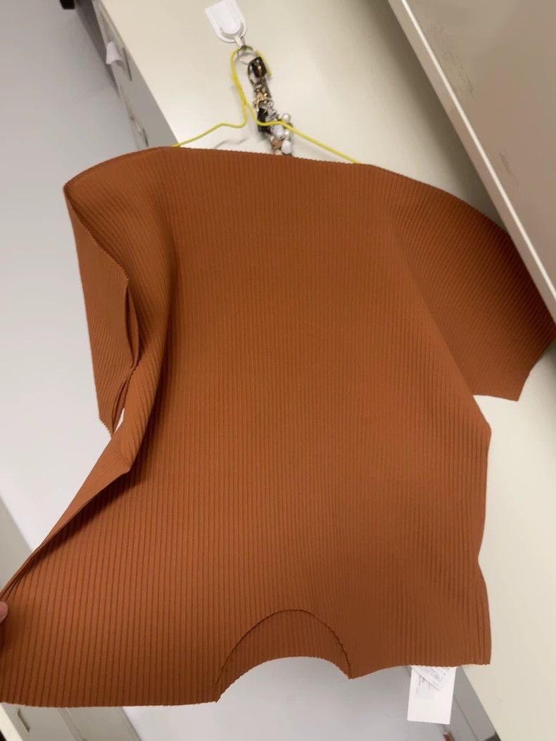 Issey Miyake issey miyake size:one size Brown short-sleeved shirt 2505- Size XXS / US 00 / IT 34 - 5 Thumbnail