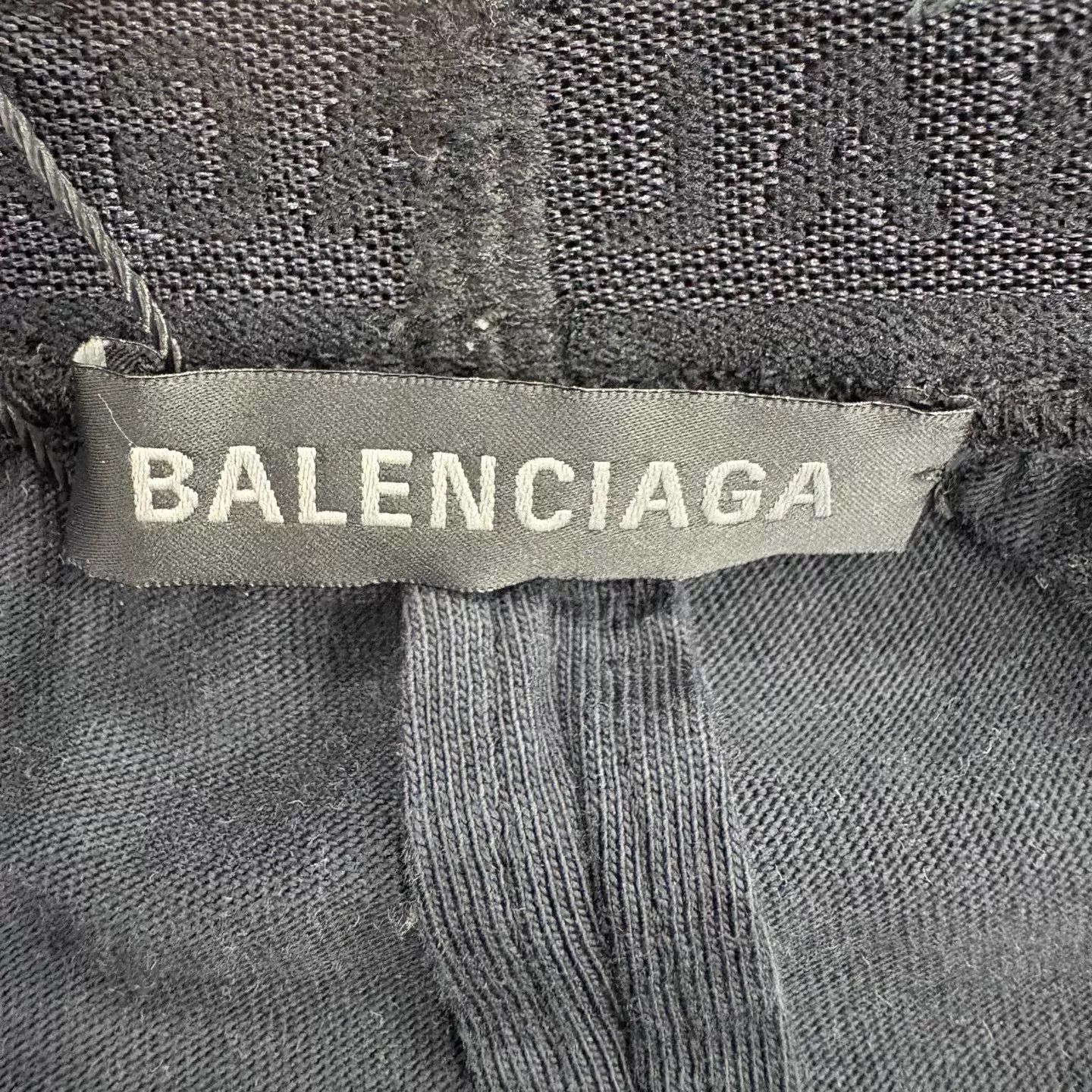 Balenciaga Balenciaga Washed Black Waist Embroidered Logo Casual Pant S Size US 29 - 3 Thumbnail
