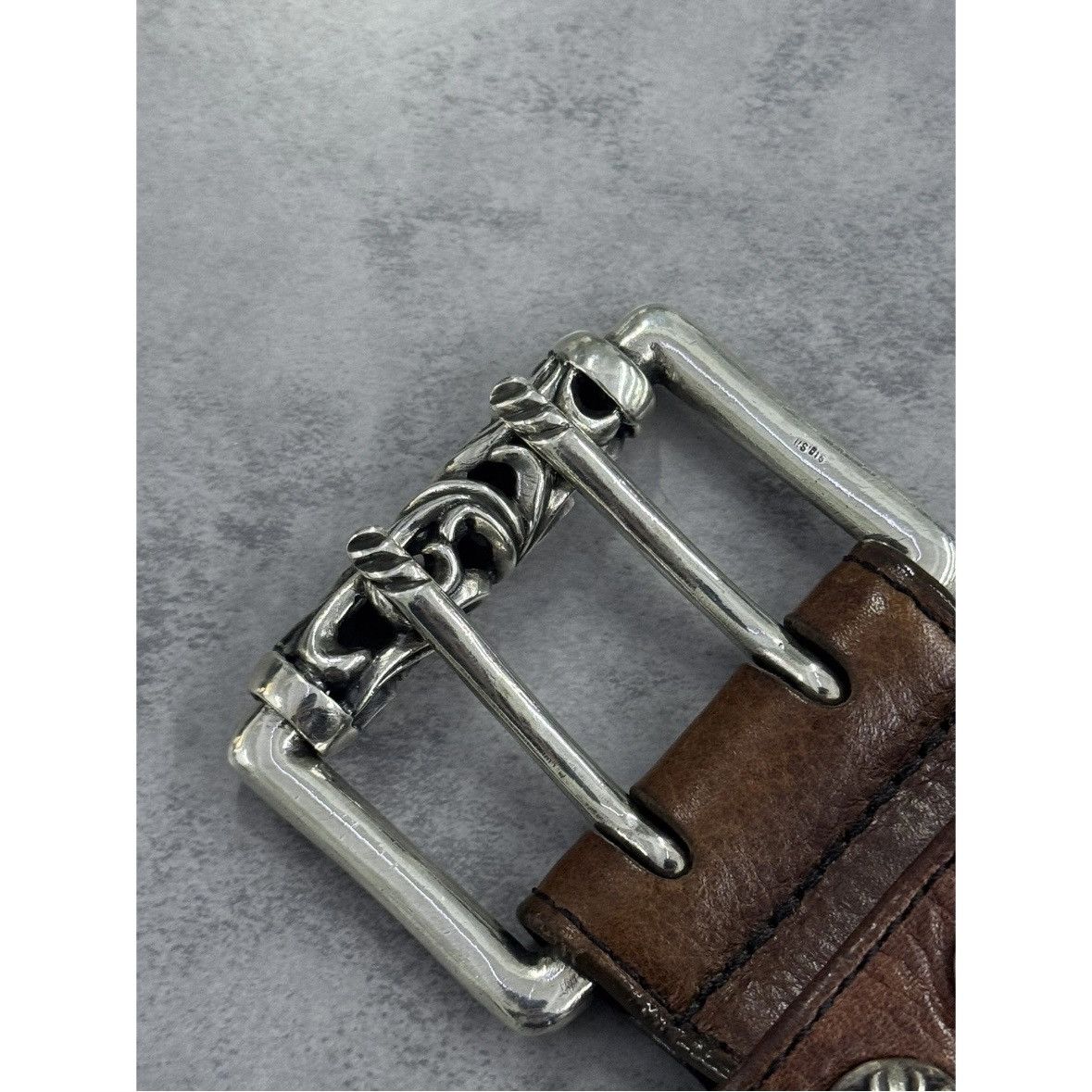 Chrome Hearts Chrome hearts leather belt Size 34 - 4 Thumbnail