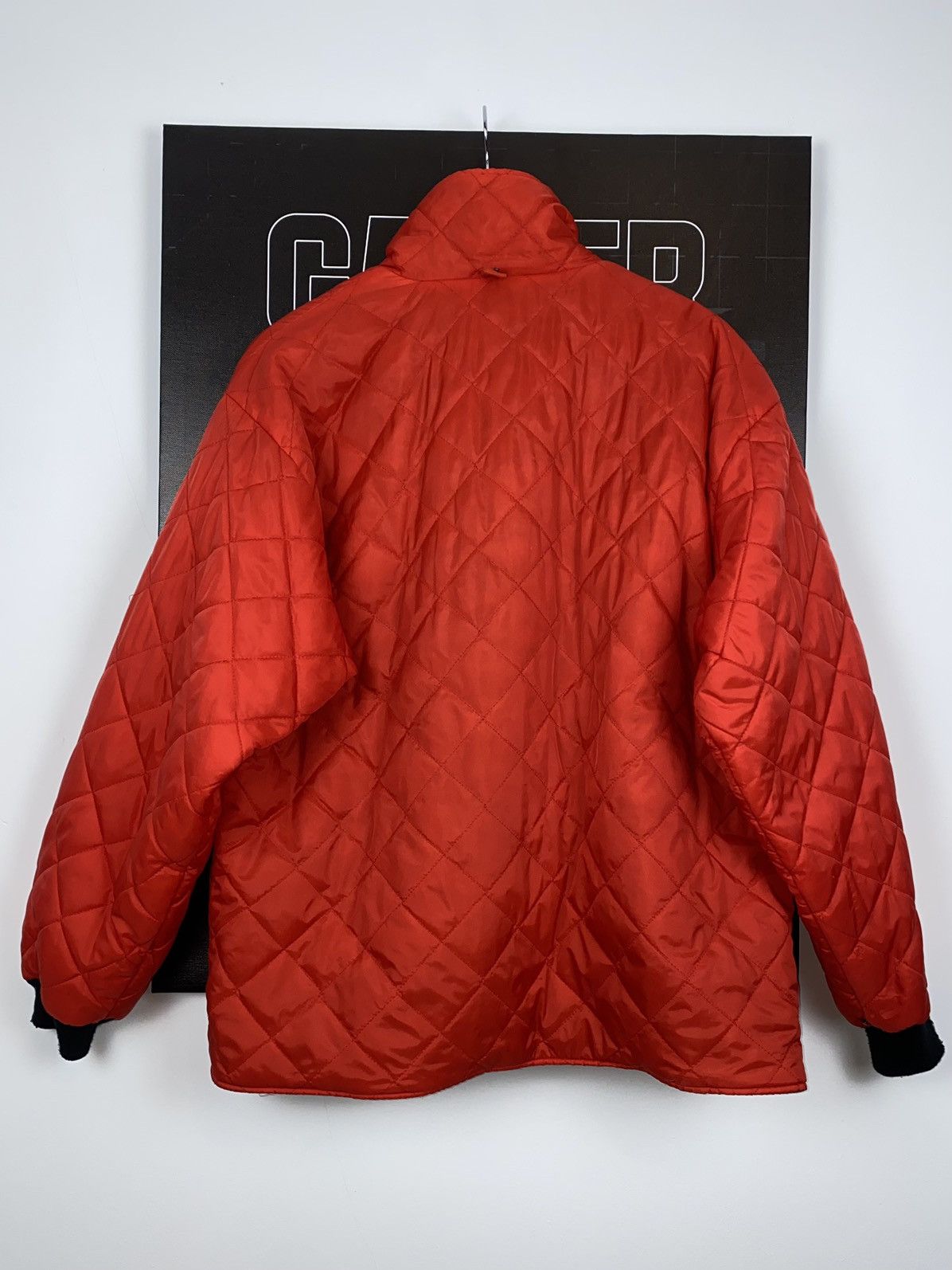 Formula 1 🚨 90s Shell Vintage Quilt Lining Red Nylon Jacket Formula 1 Size US M / EU 48-50 / 2 - 9 Thumbnail