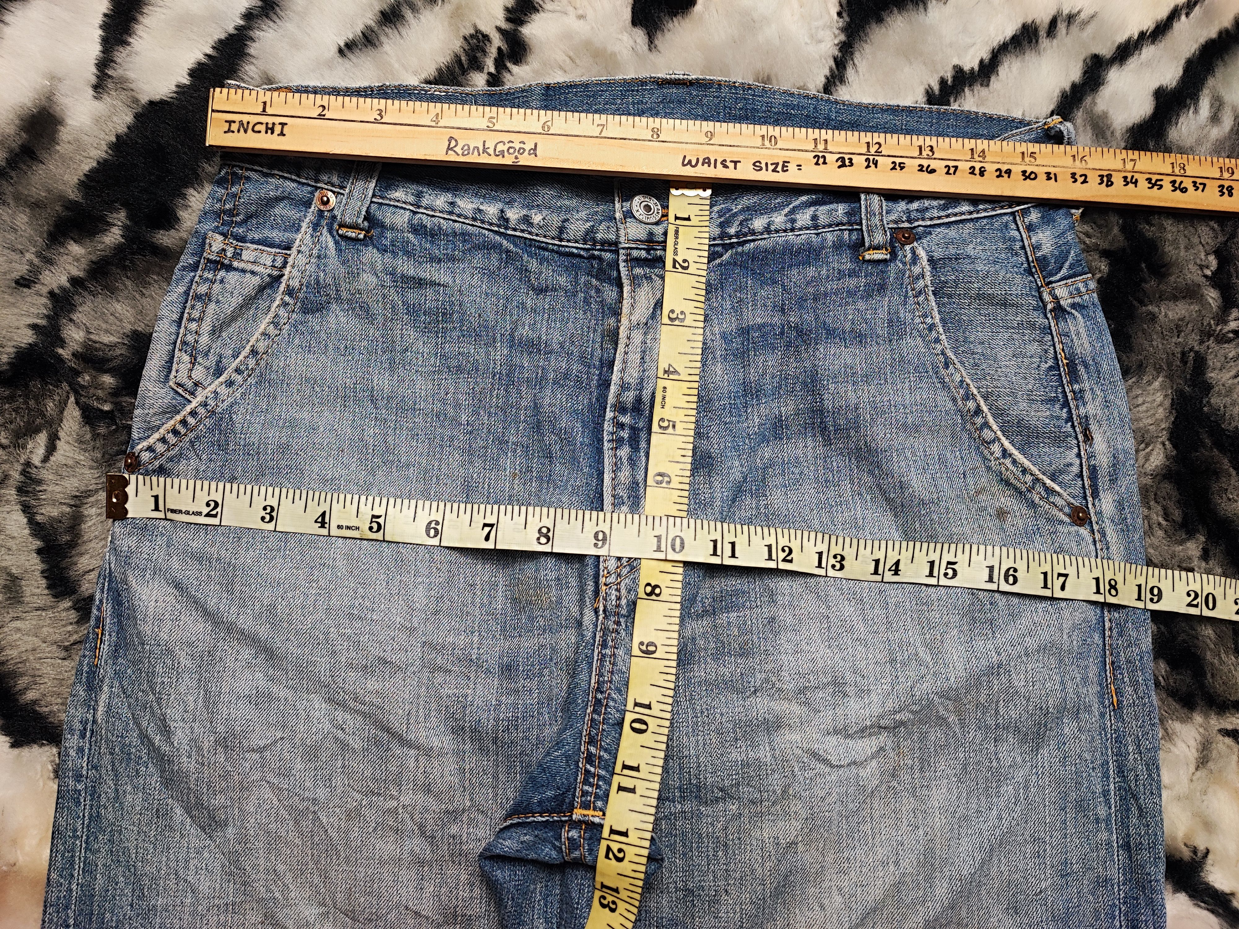 Hysteric Glamour RNA SLANG SELVEDGE DISTRESSED DENIM UNDERCOVER DESIGN Size US 30 / EU 46 - 5 Thumbnail