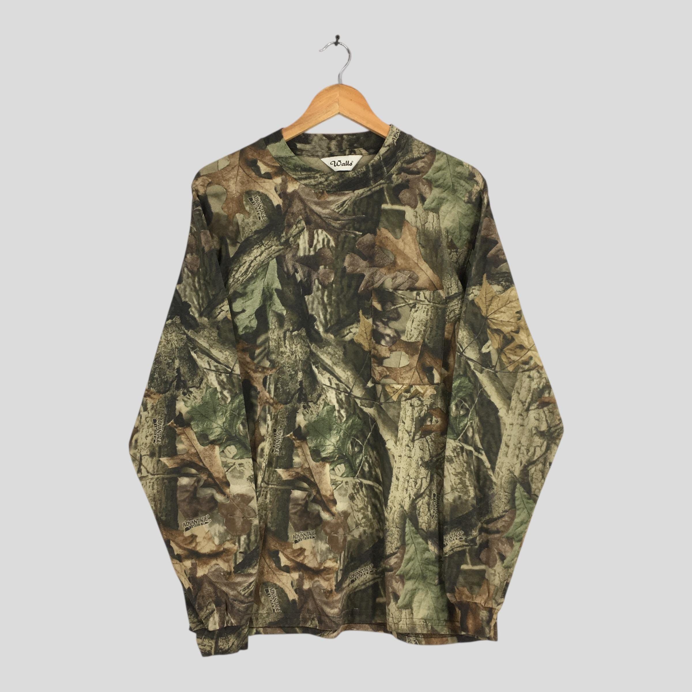 Mossy Oaks 90s Walls Mossy Oak Tree Camo Long Sleeve Tshirt Medium Size US M / EU 48-50 / 2 - 1 Thumbnail