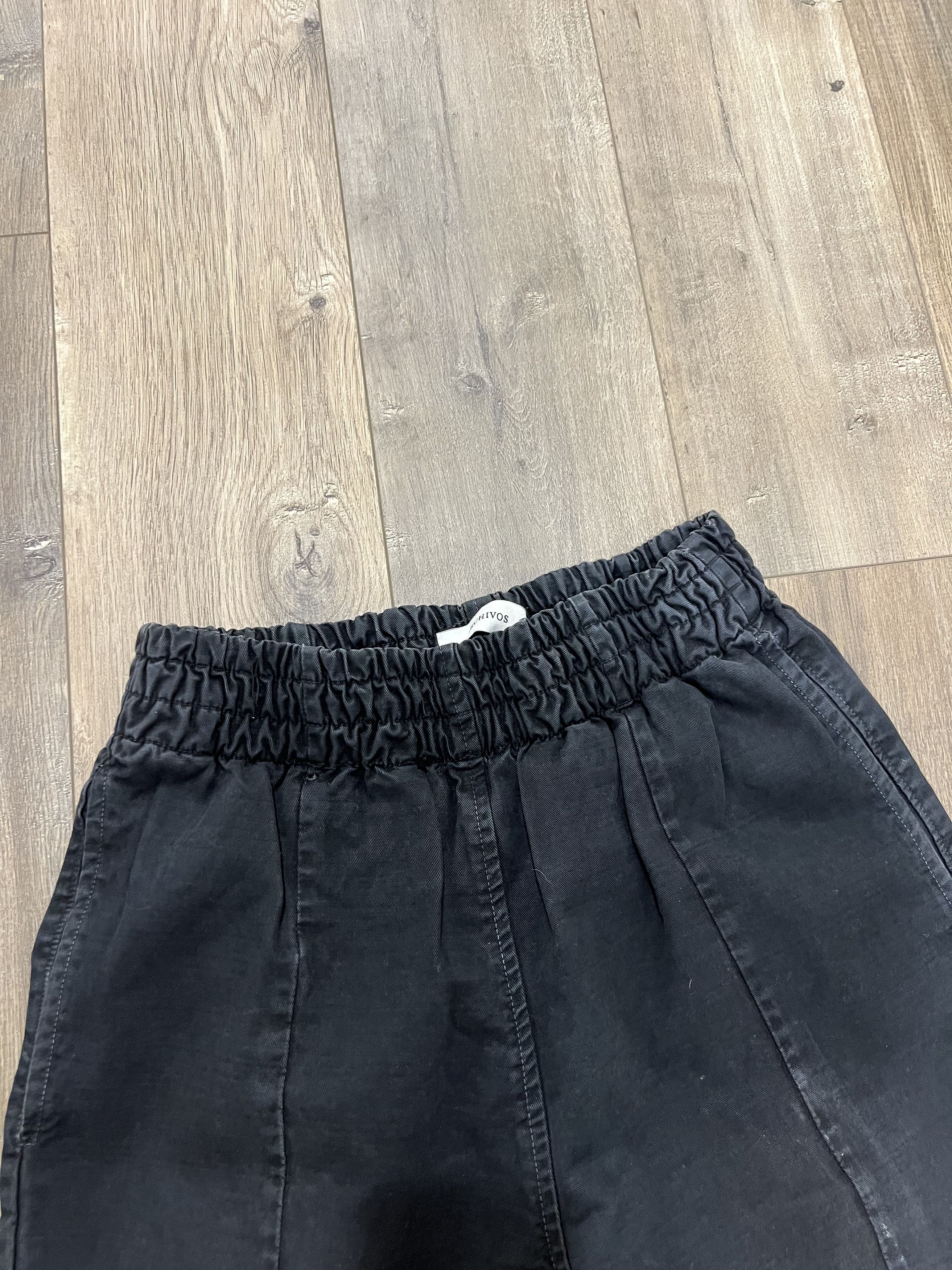 Other Black Waxed Cotton Pleated Sweatpants Size US 30 / EU 46 - 3 Thumbnail