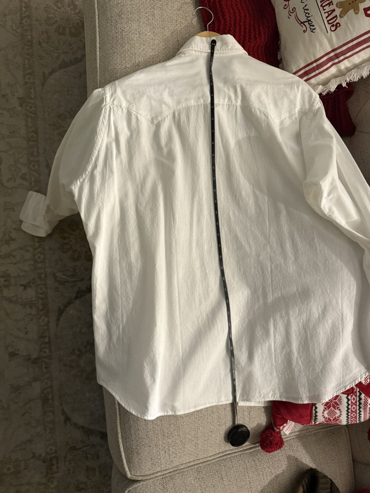 Drake's Drakes white western double pocket shirt XXL Size US XXL / EU 58 / 5 - 8 Thumbnail