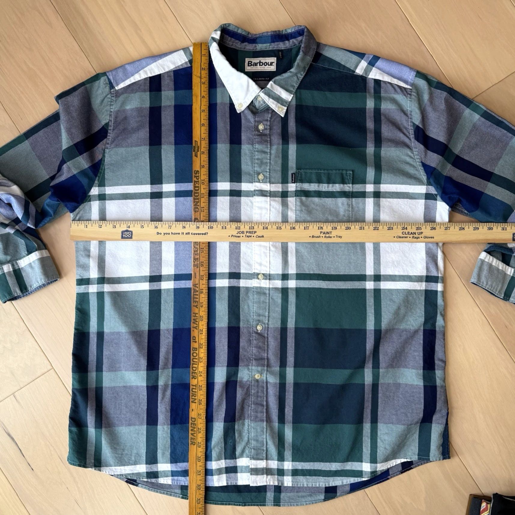 Barbour Barbour Shirt 2XL Multicolor Highland 2 Check Button Up New York Minimalist Shirt Mens Size US XXL / EU 58 / 5 - 2 Thumbnail