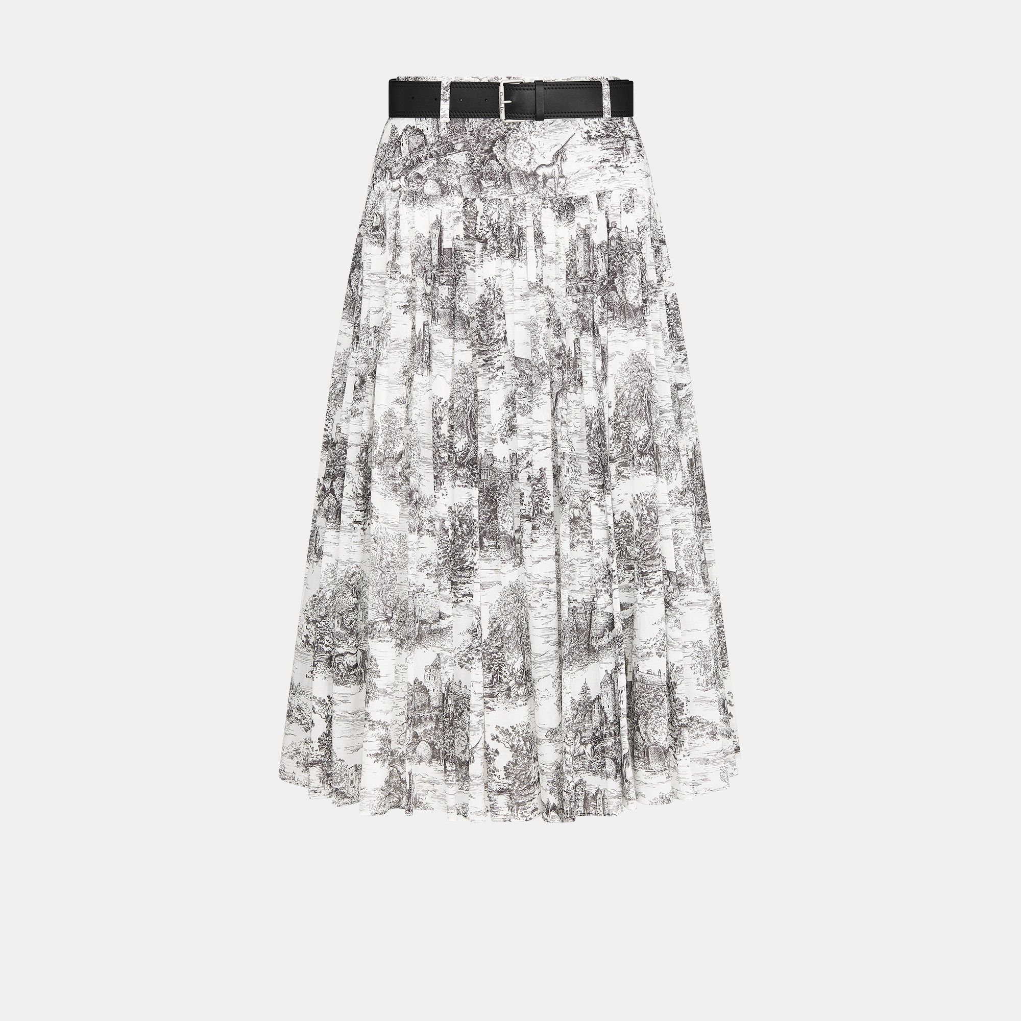 Dior o1bcso1str0126 Midi Skirts in White Size 27" / US 4 / IT 40 - 1 Preview