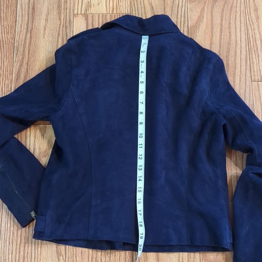 Reiss Reiss Santiago Suede Biker Jacket 100% goat leather size 6 Size M / US 6-8 / IT 42-44 - 6 Thumbnail